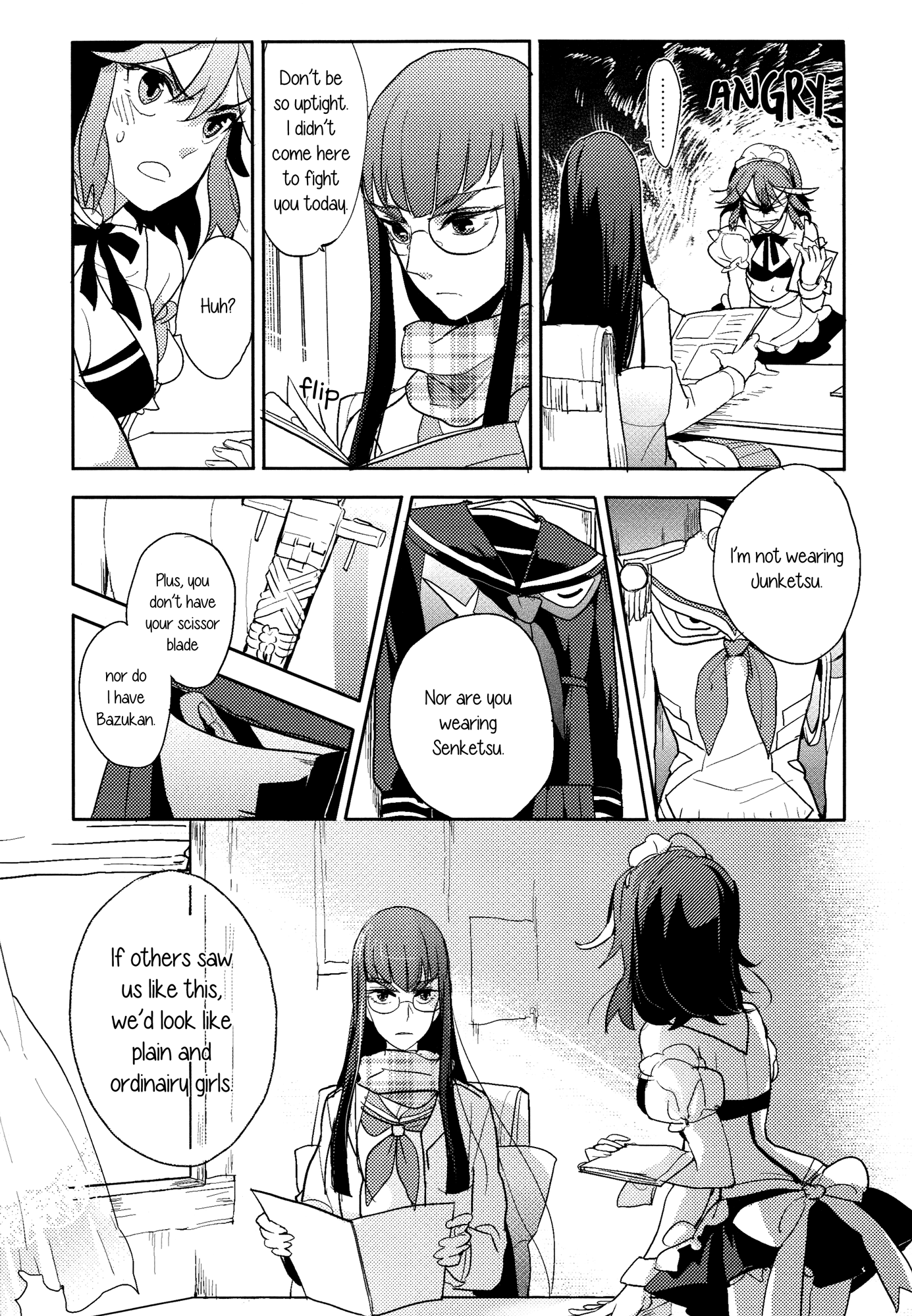 Kill la Kill - Acting Like A Normal Girl Today (Doujinshi) Oneshot 第11页