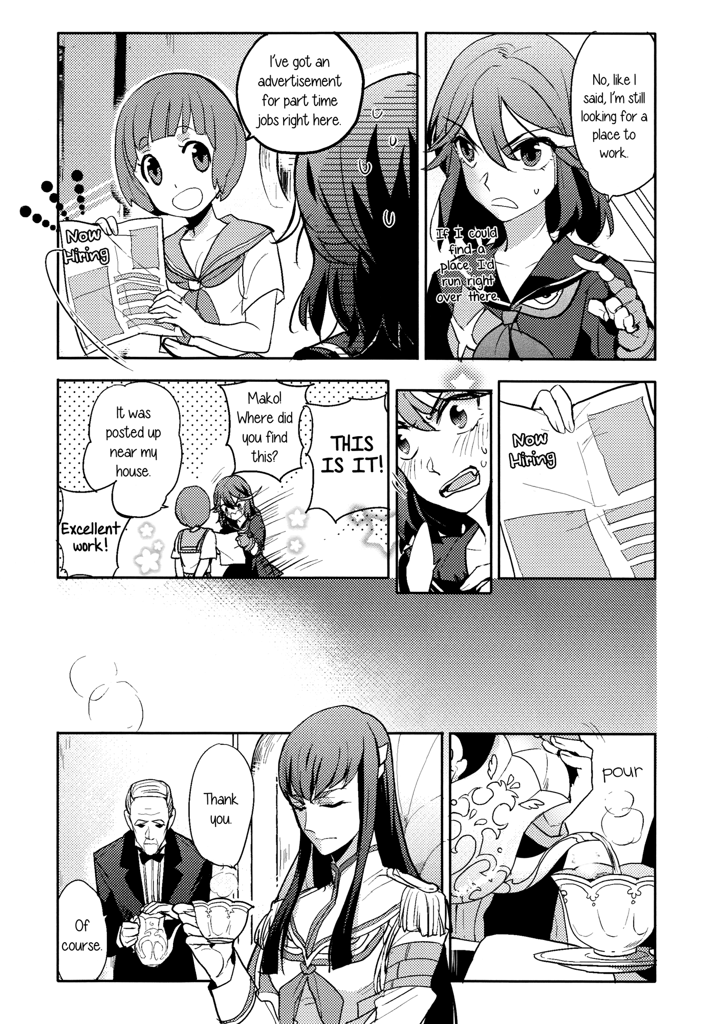 Kill la Kill - Acting Like A Normal Girl Today (Doujinshi) 第5页
