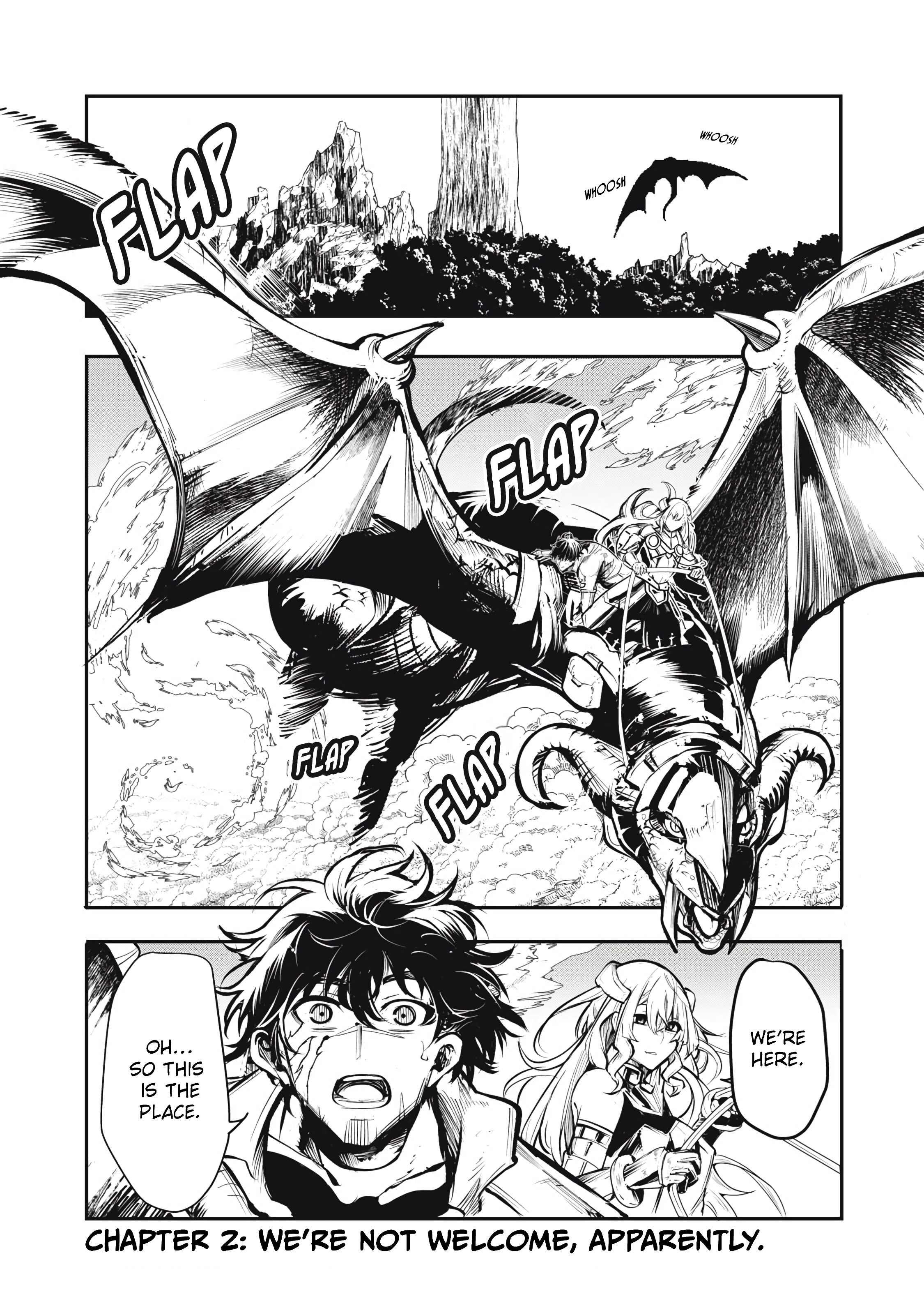 Kuni wo Owareta Ryuushi-san, Hirowareta Ringoku de Ukkari Musou Shite Shimau. ~Jakushou Kokka ga Tairiku Saikyou no Ryuu no Rakuen ni Naru made~ We're not welcome, apparently 第2页