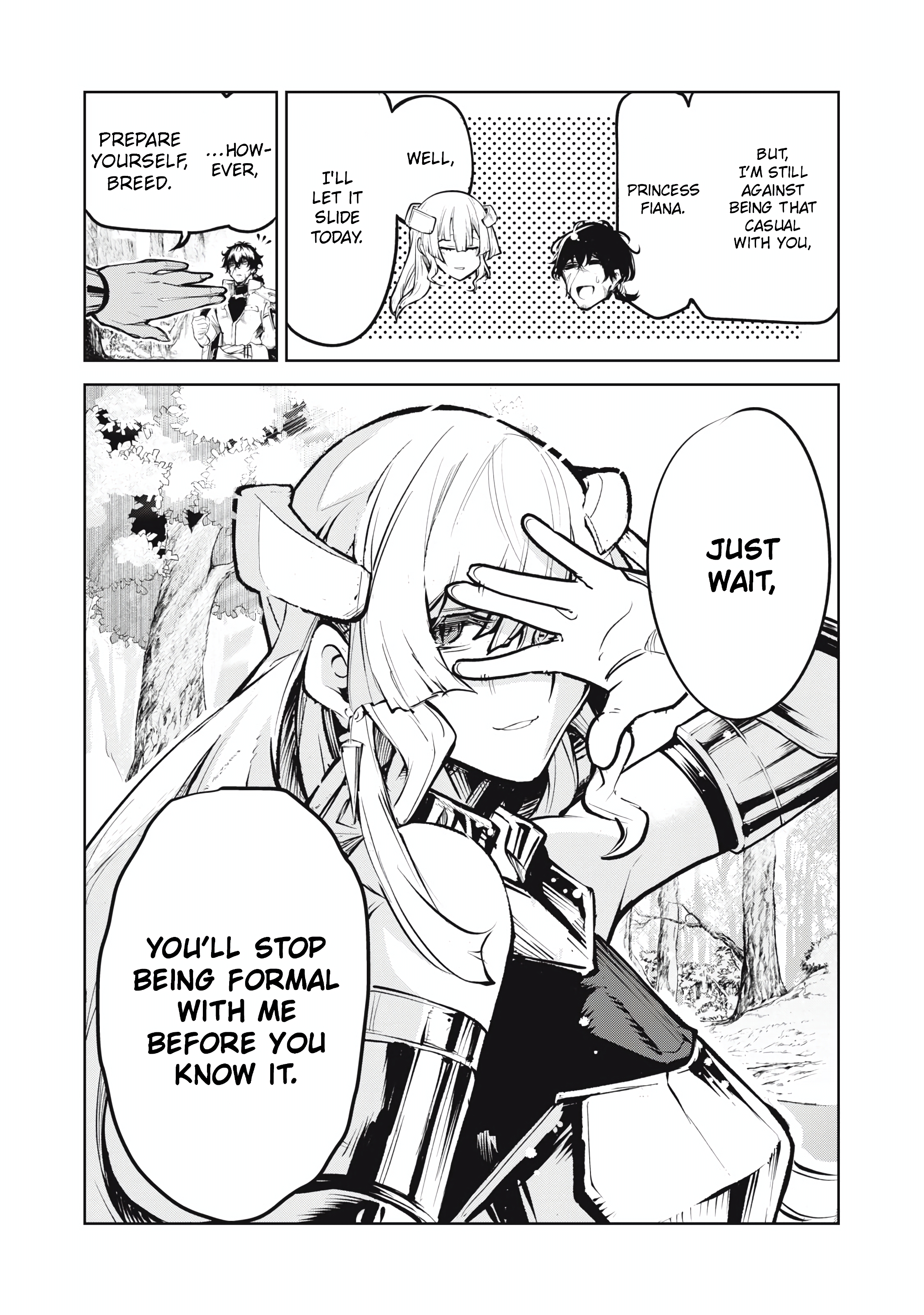 Kuni wo Owareta Ryuushi-san, Hirowareta Ringoku de Ukkari Musou Shite Shimau. ~Jakushou Kokka ga Tairiku Saikyou no Ryuu no Rakuen ni Naru made~ We're not welcome, apparently 第11页