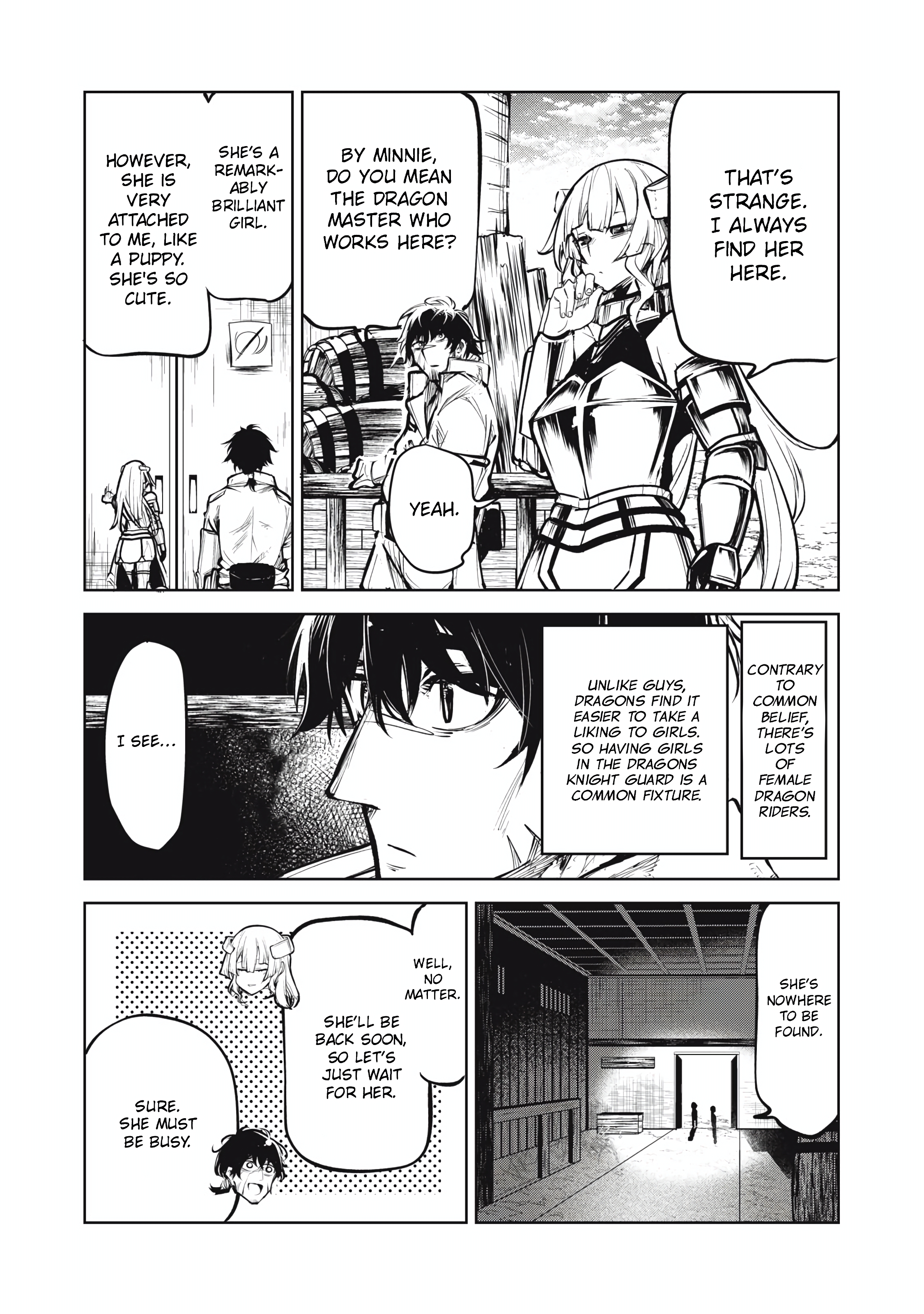 Kuni wo Owareta Ryuushi-san, Hirowareta Ringoku de Ukkari Musou Shite Shimau. ~Jakushou Kokka ga Tairiku Saikyou no Ryuu no Rakuen ni Naru made~ We're not welcome, apparently 第13页