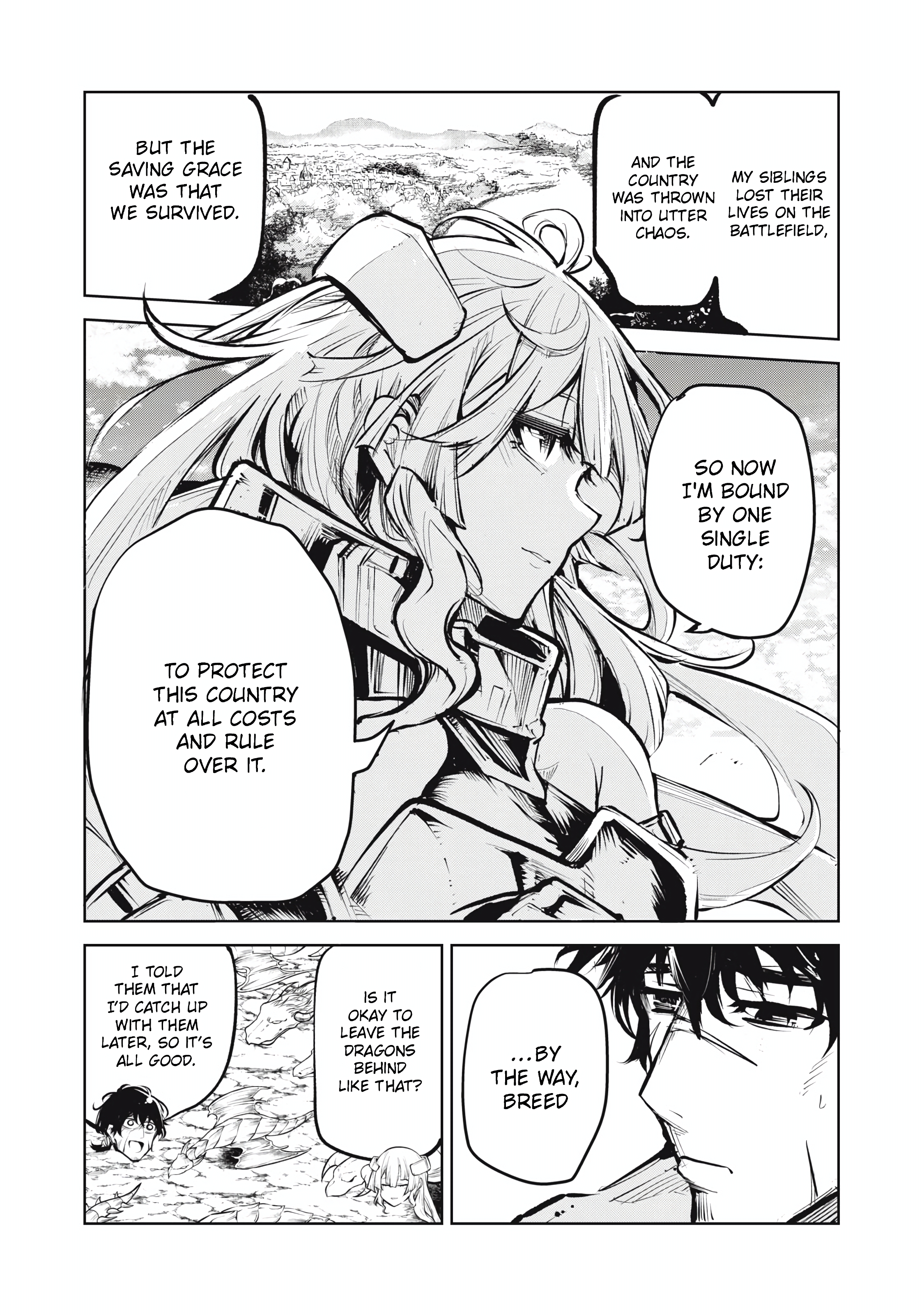 Kuni wo Owareta Ryuushi-san, Hirowareta Ringoku de Ukkari Musou Shite Shimau. ~Jakushou Kokka ga Tairiku Saikyou no Ryuu no Rakuen ni Naru made~ We're not welcome, apparently 第5页