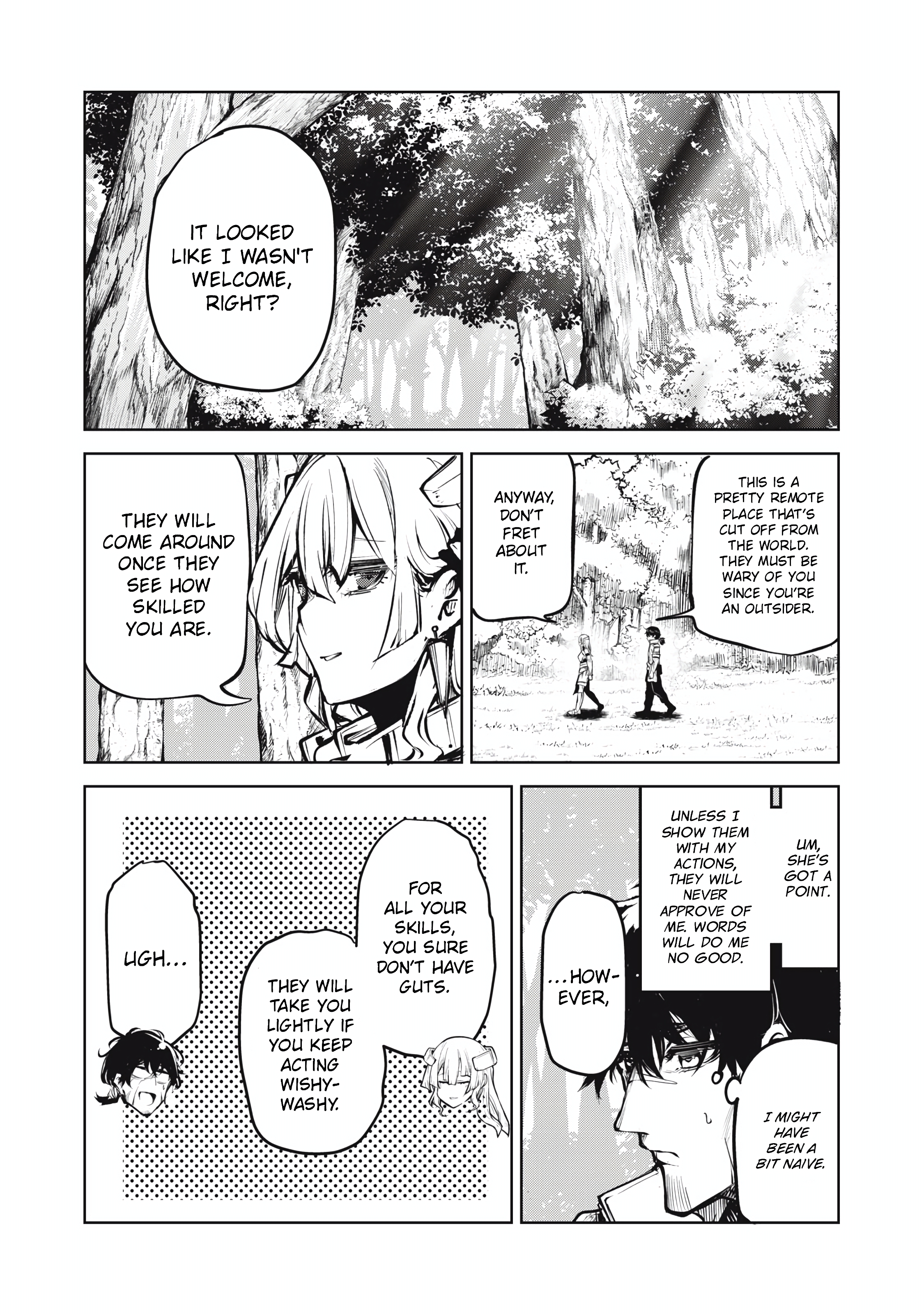 Kuni wo Owareta Ryuushi-san, Hirowareta Ringoku de Ukkari Musou Shite Shimau. ~Jakushou Kokka ga Tairiku Saikyou no Ryuu no Rakuen ni Naru made~ We're not welcome, apparently 第9页