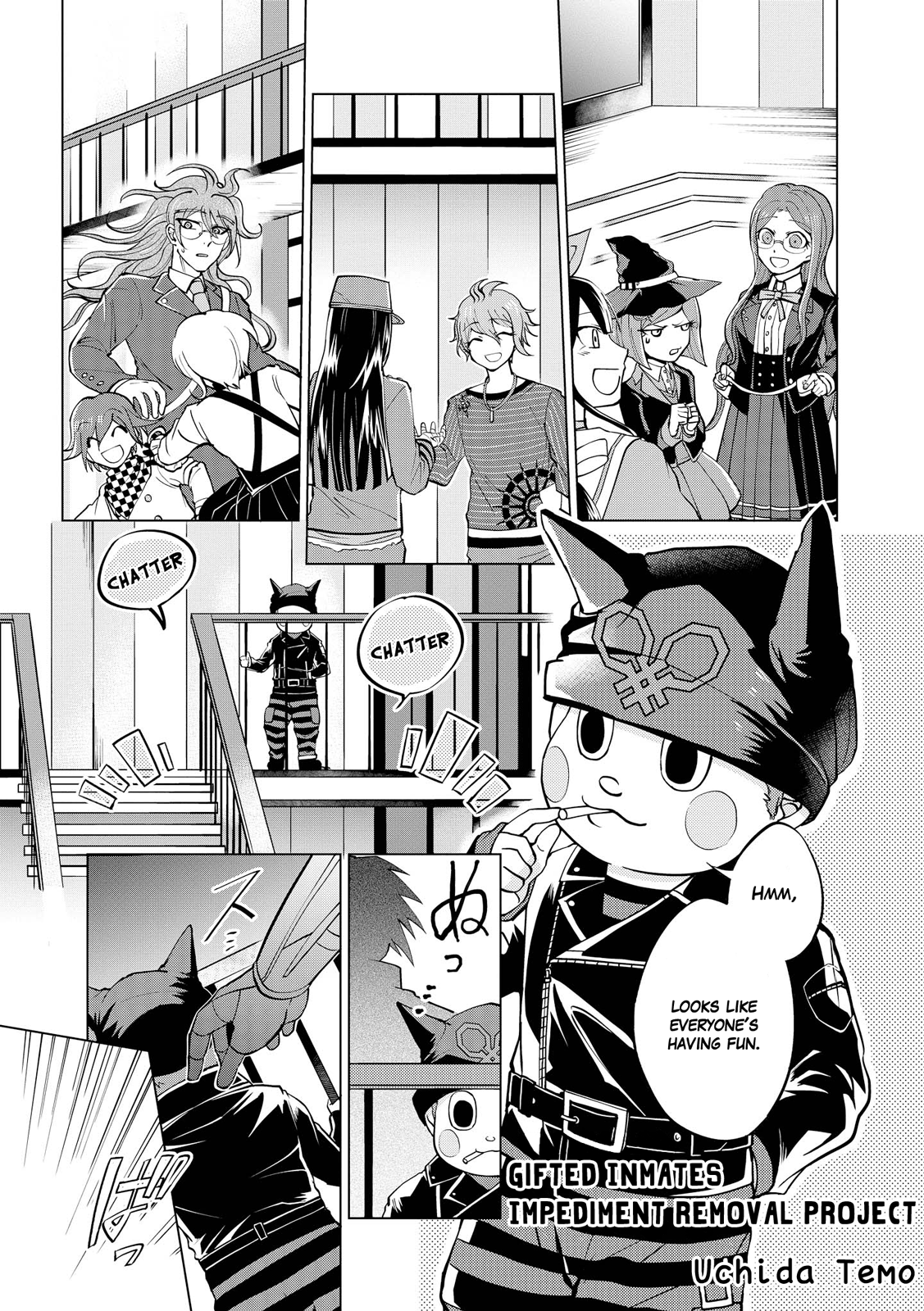 New Danganronpa V3 Comic Anthology Gifted Inmates Impediment Removal Project by Uchida Temo 第1页