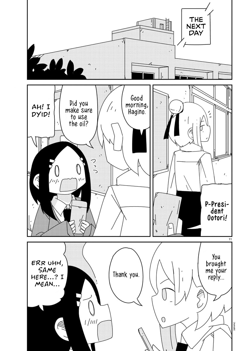 Hagino-san Wants to Quit the Wind Ensemble President Ootori has low self-esteem. 第11页