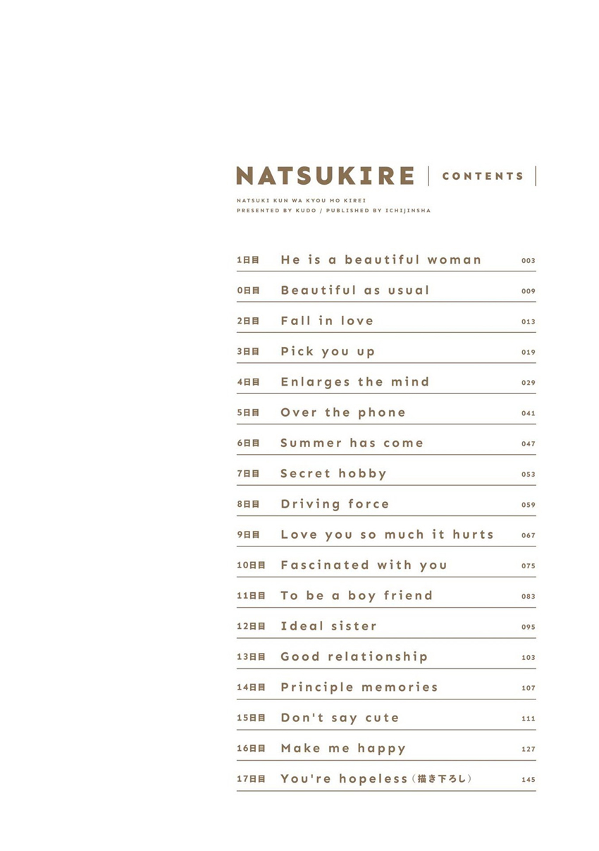 Natsuki-kun wa Kyou mo Kirei 第4页