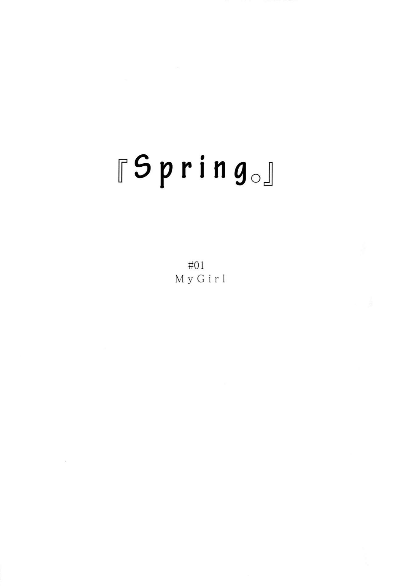 THE iDOLM@STER - Spring (Doujinshi) KNOWS BEST 第1页