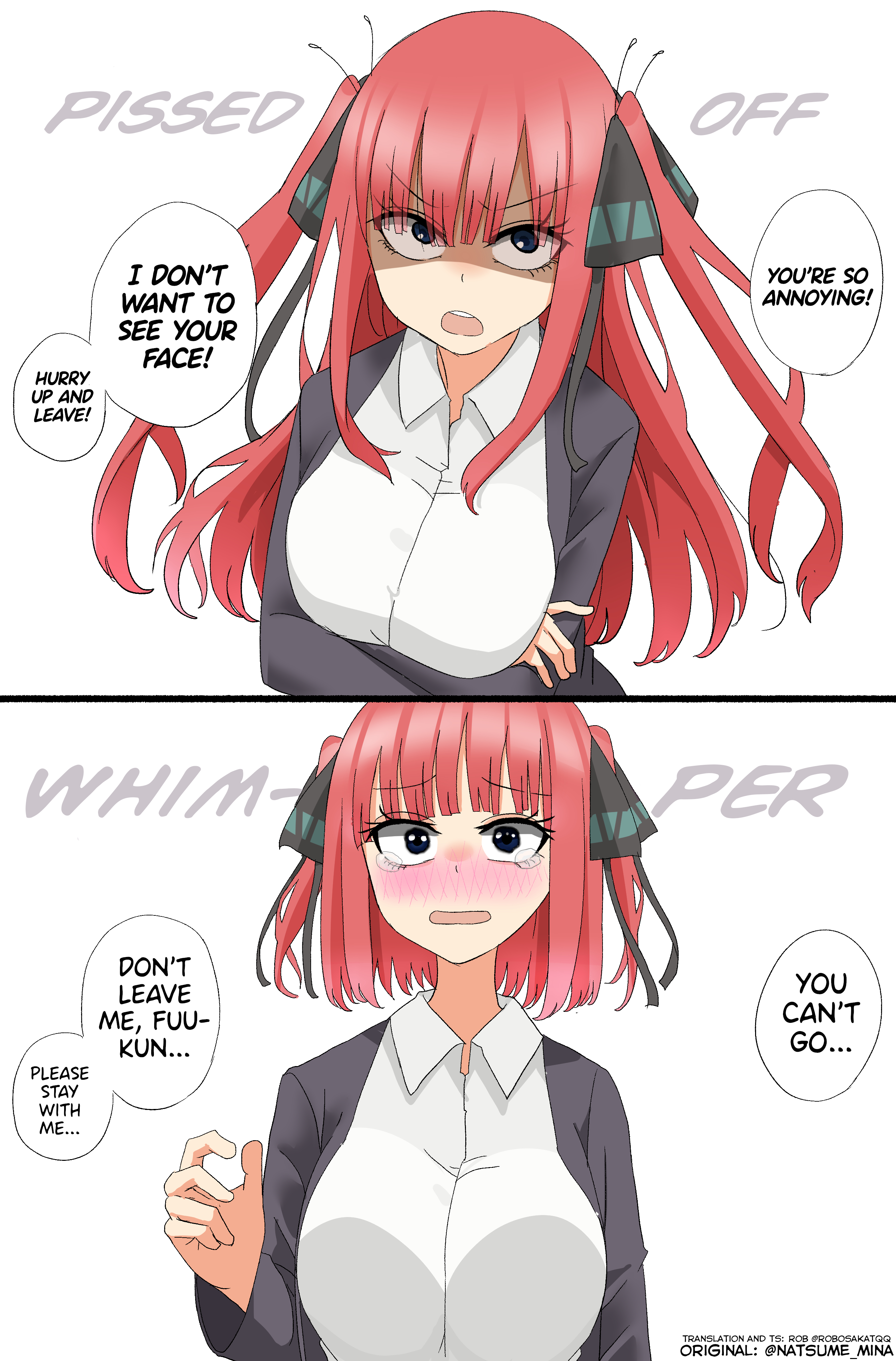 5Toubun no Hanayome - Current and Previous Nino comparison (Doujinshi) 第1页