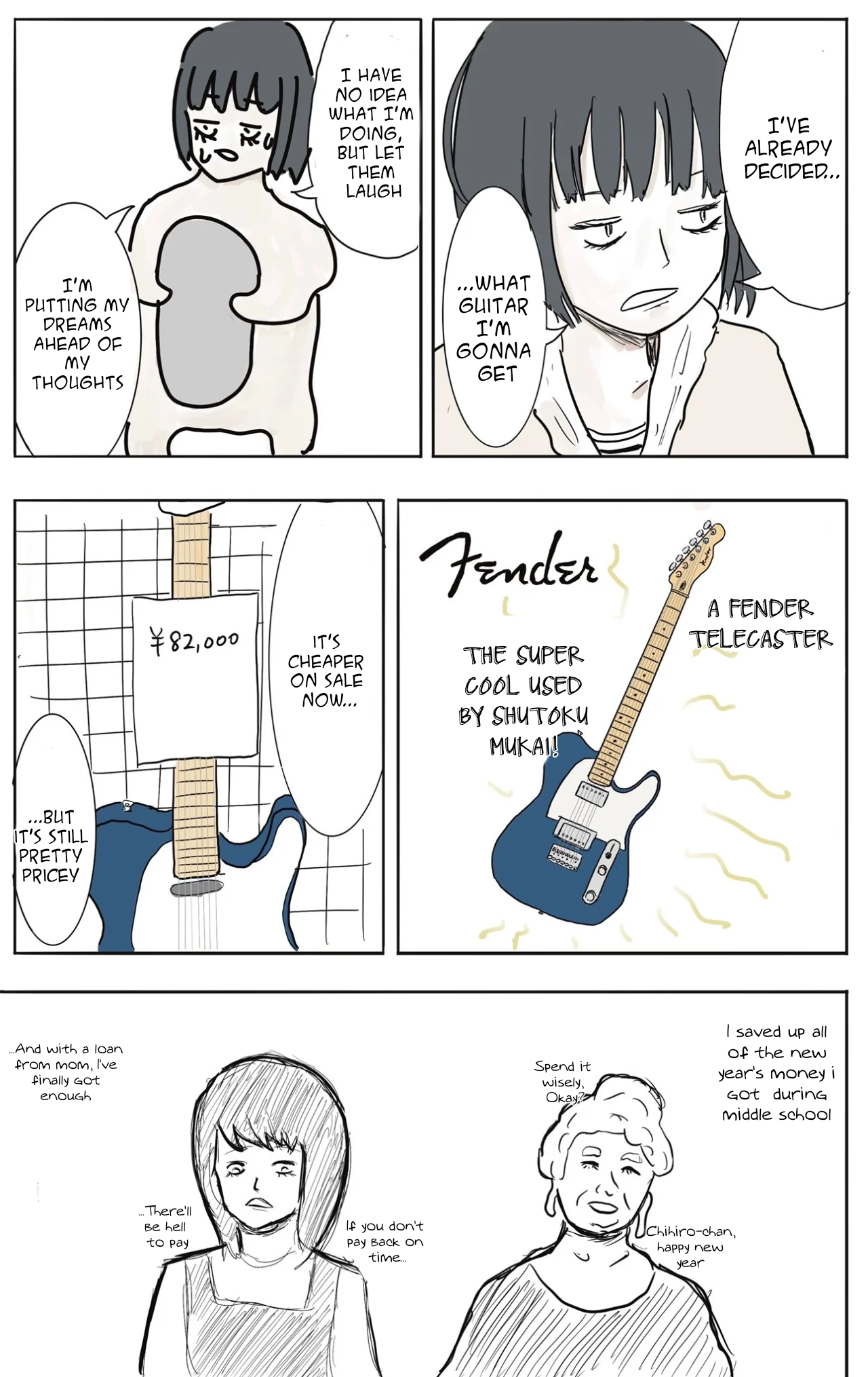 Girl Meets Rock! (Pre-Serialization) Buying a guitar 第2页