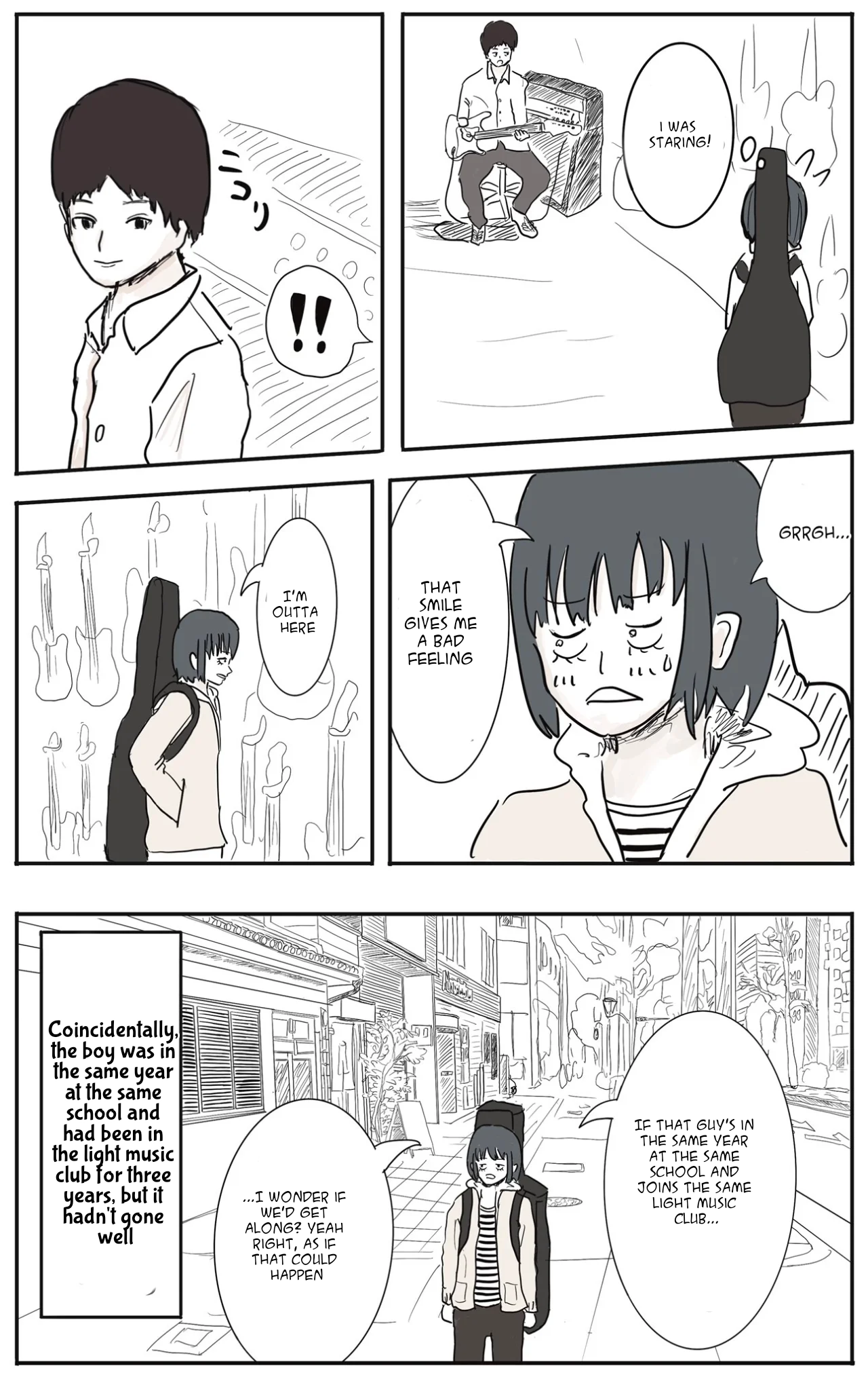 Girl Meets Rock! (Pre-Serialization) Buying a guitar 第6页