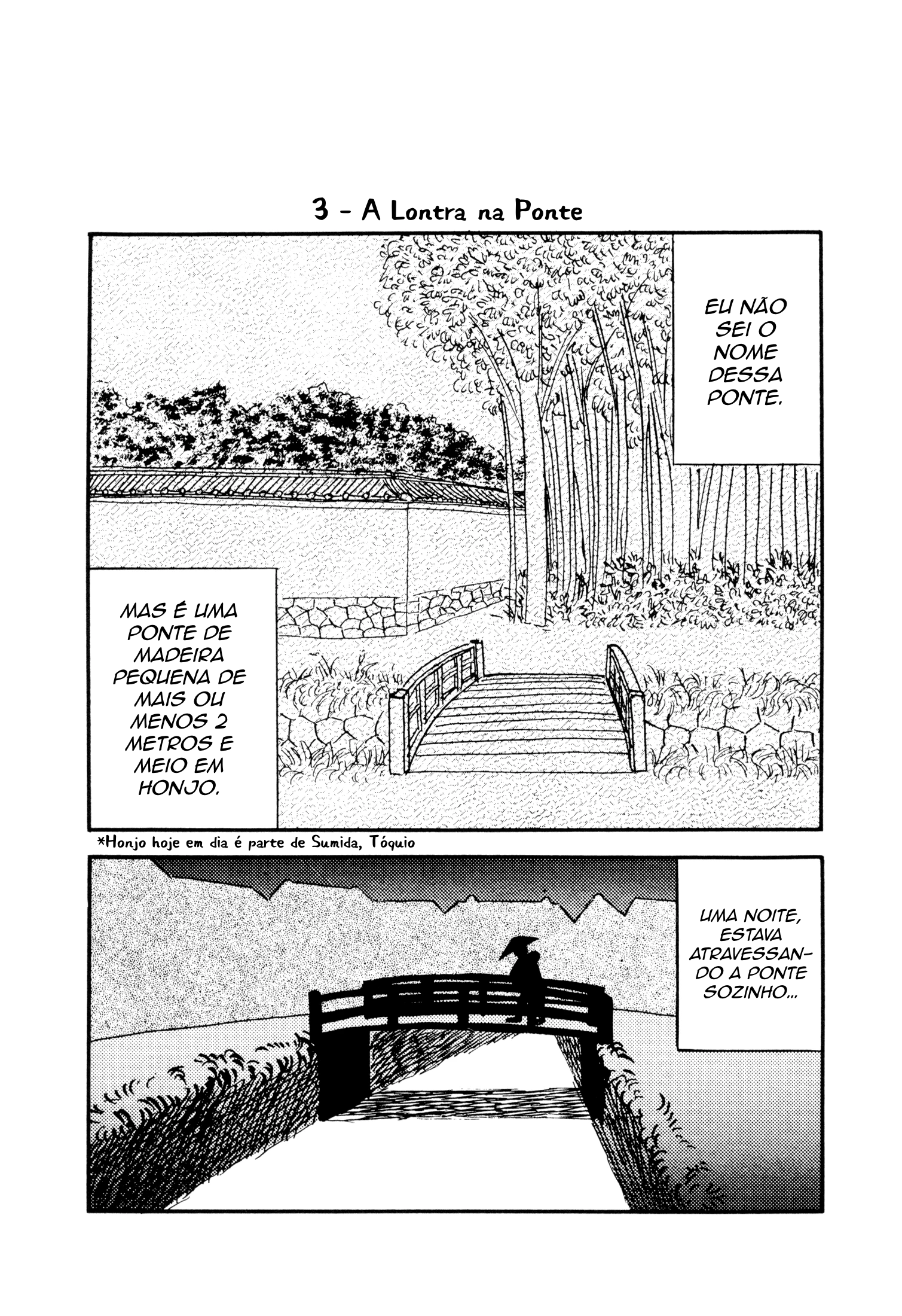 Hyaku Monogatari O Conto da Lontra na Ponte 第1页