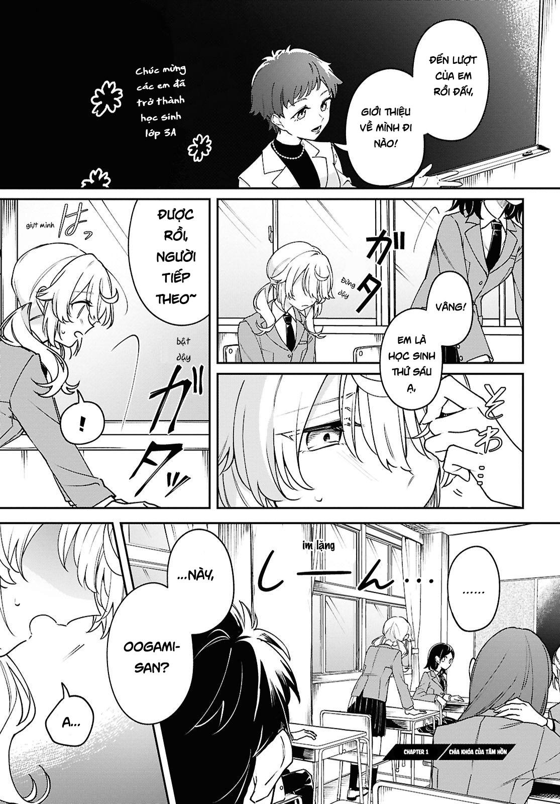 Kimi ga Hoeru Tame no Uta wo, Chapter 1: Chìa khóa của tâm hồn. 第3页