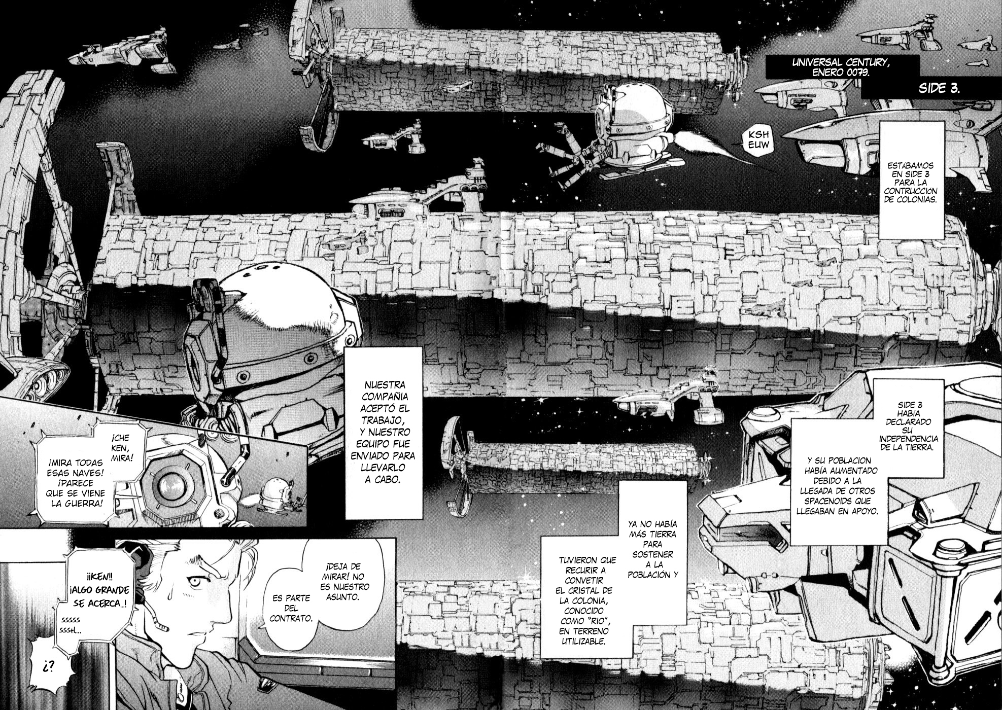Mobile Suit Gundam Report REBELLION: Lost War Chronicles Operación 0 - Side B -  Primeras etapas de la guerra - Ken Bederstadt 第5页