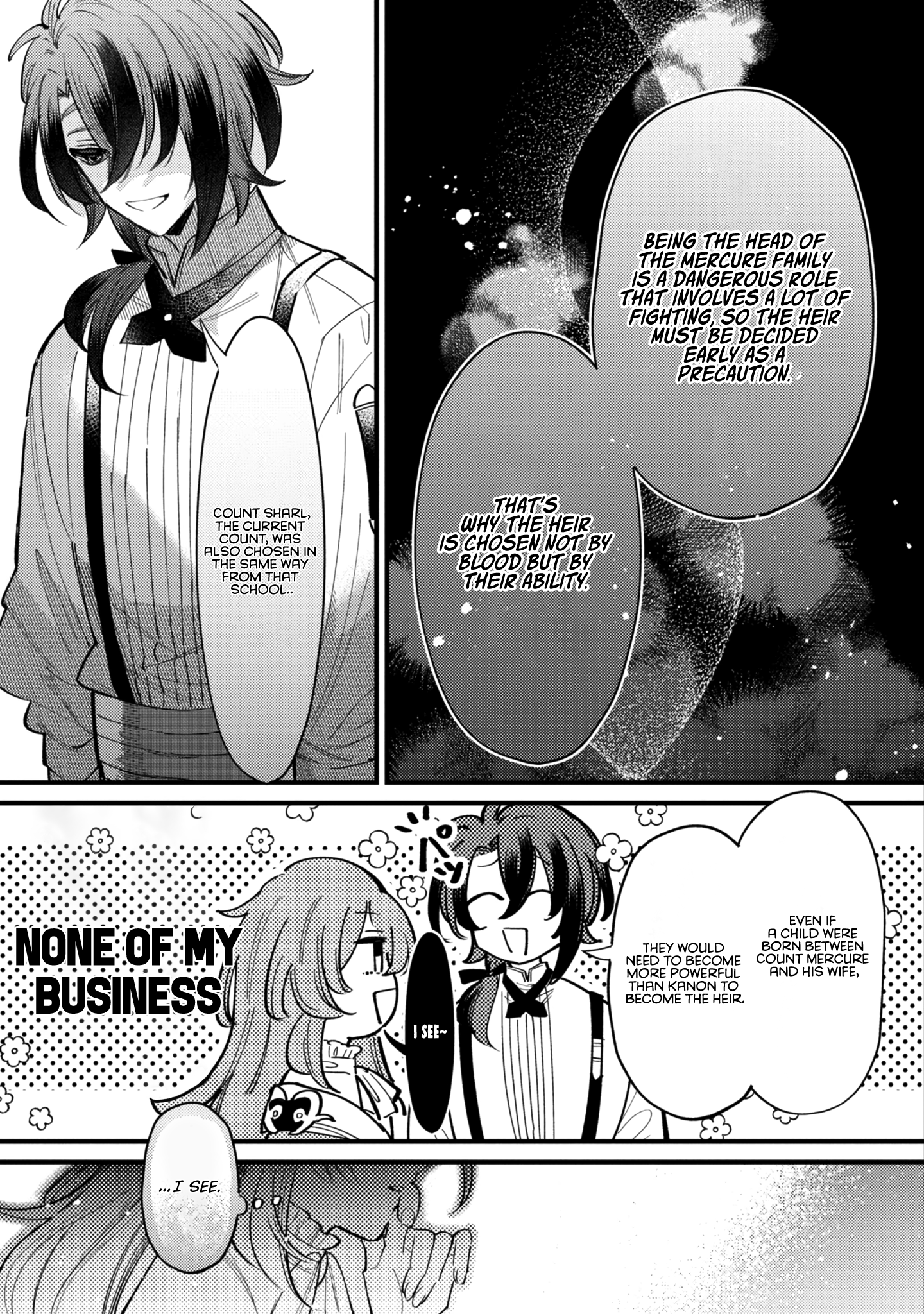 I Reincarnated as a Faint-Hearted Countess The Countess meets her advisor 第14页