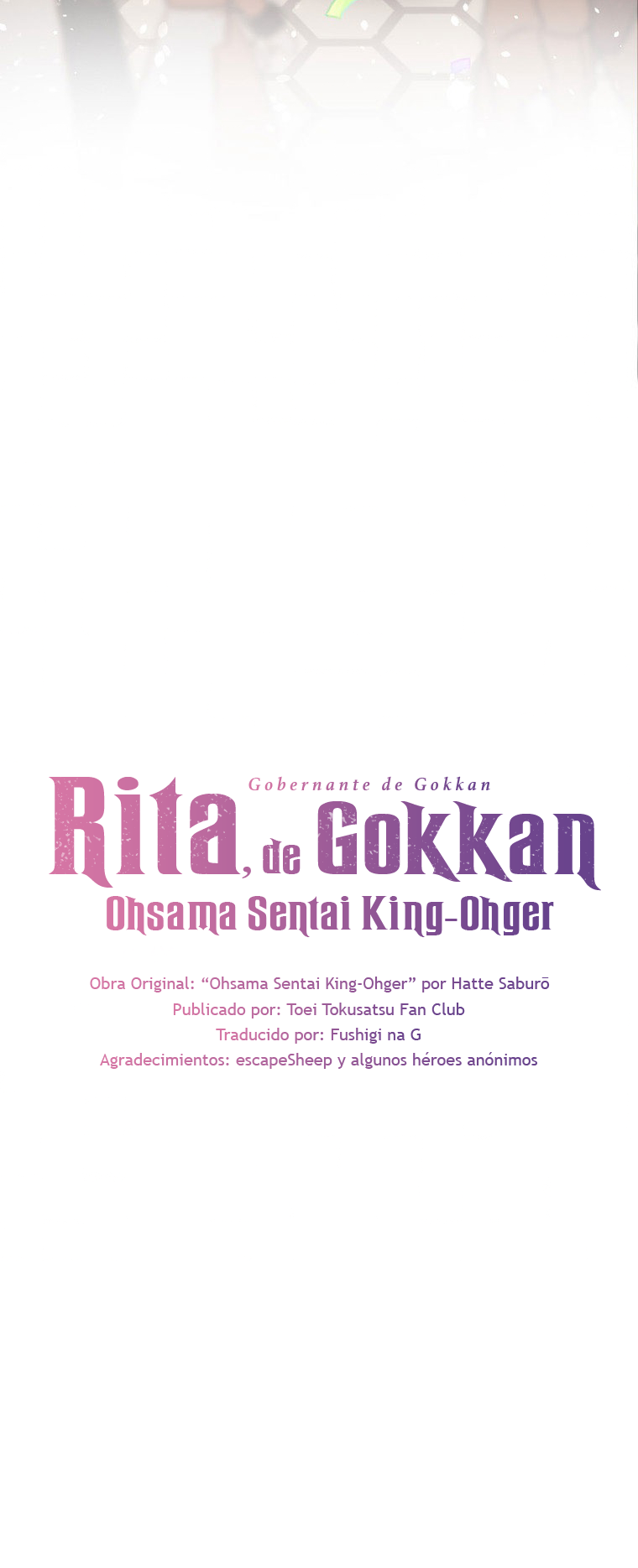 Gokkan no Rita ~ Ohsama Sentai King-Ohger Capítulo 2 (Versión de Piccoma) 第13页
