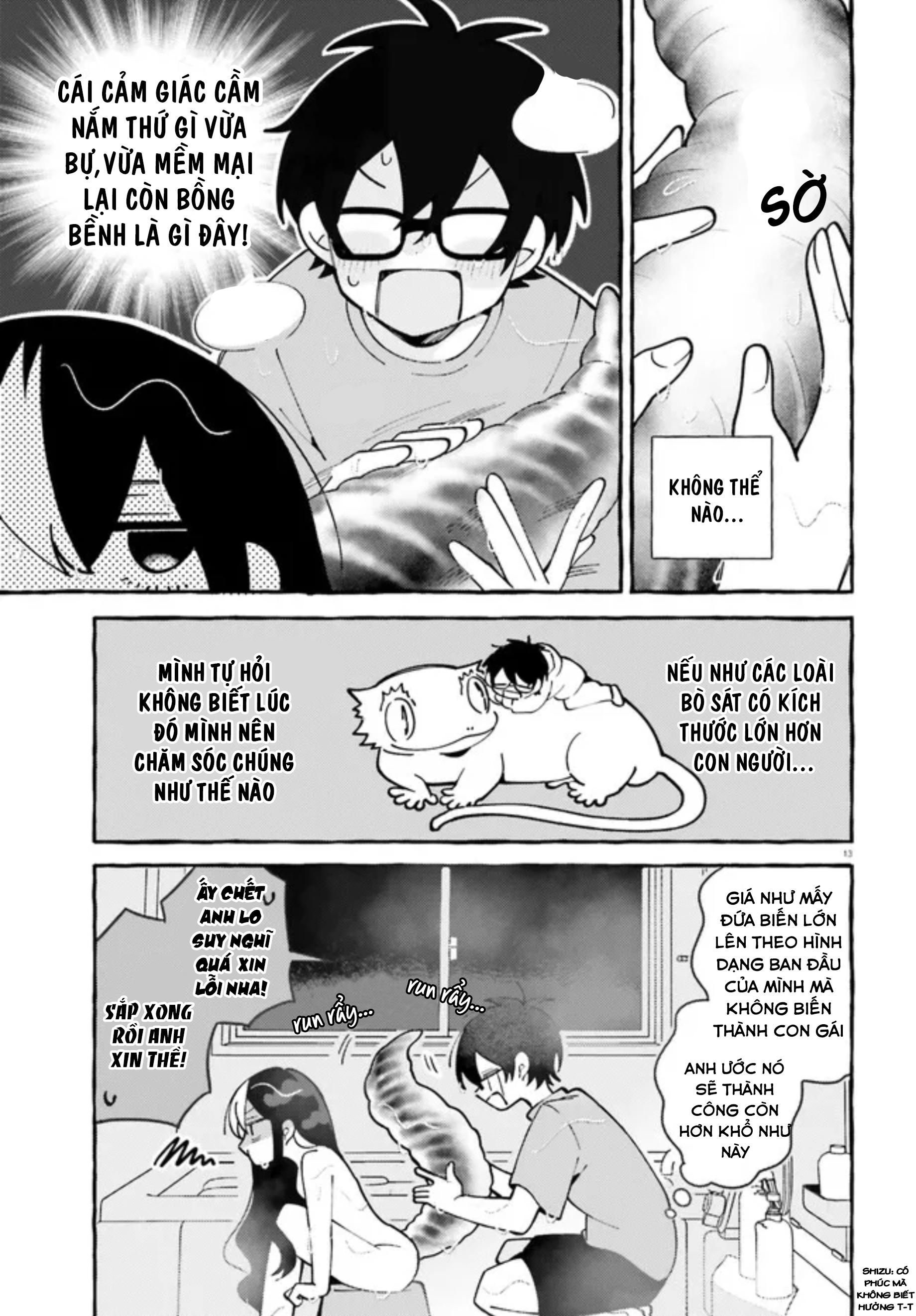 Kimi wa Kawaii Reptile Đi tắm thôi!🛁 + Xuất hiện thêm bé mới😍 第13页