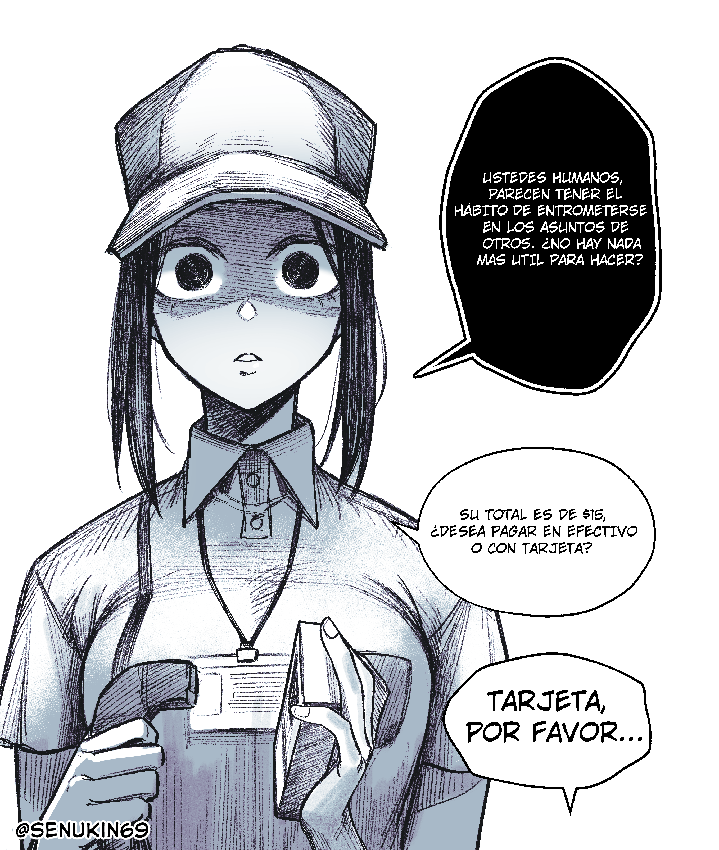 My Co-worker Is an Eldritch X! ENTIDAD CÓSMICA DETRÁS DEÑ MOSTRADOR? 第3页