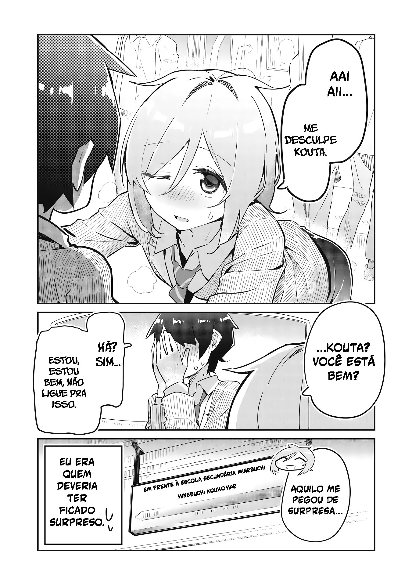 Ittsumo Shiotaiou na Osananajimi dakedo, Ore ni Kataomoi shite iru no ga Barebare de Kawaii. Eu salvei um gato, e agora eu posso usar superpoderes (ou assim ele acredita) Parte - 1 第10页
