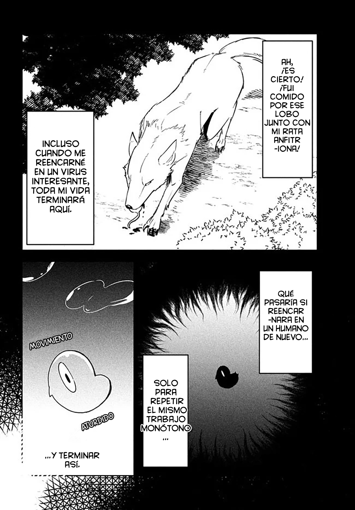 It's That Reincarnated-as-a-Virus Story La primera batalla (1) 第5页