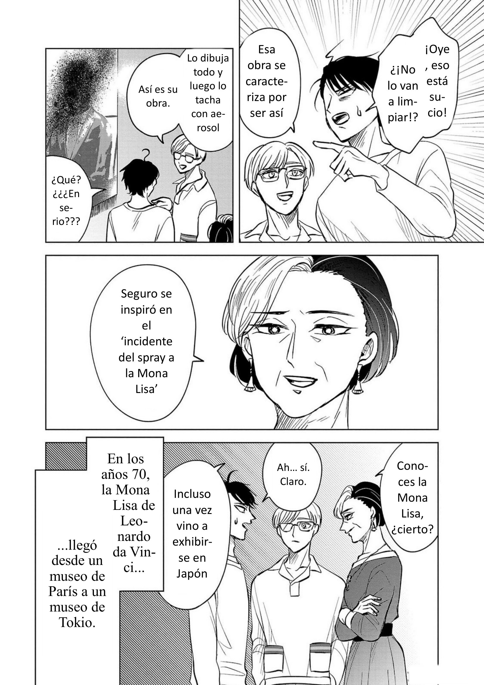 Itsuka Shinu nara E o Utte kara La Gioconda está en la escalera 第24页