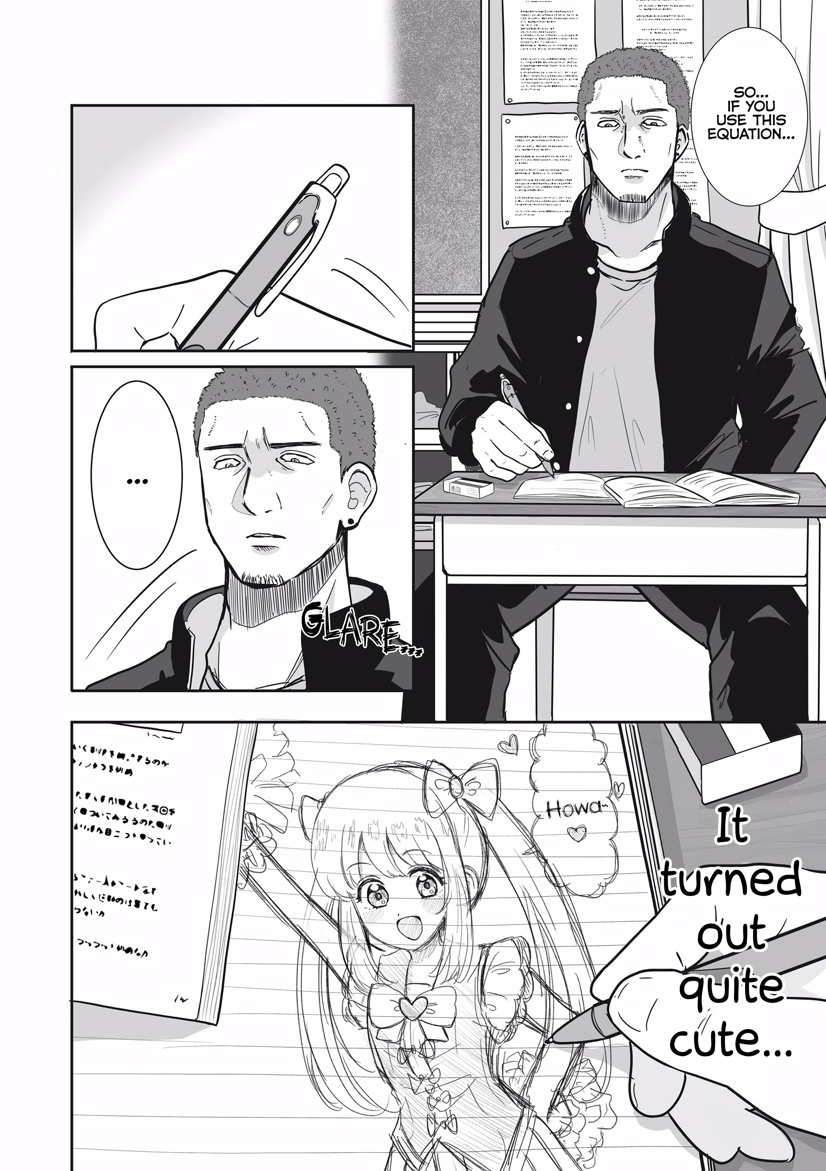 A Guy Who Looks Tough But Draws Cute Stuff 第1页
