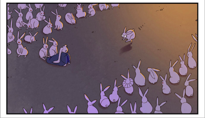 Sharing a Pillow With a Rabbit Coming down from the moon 第11页