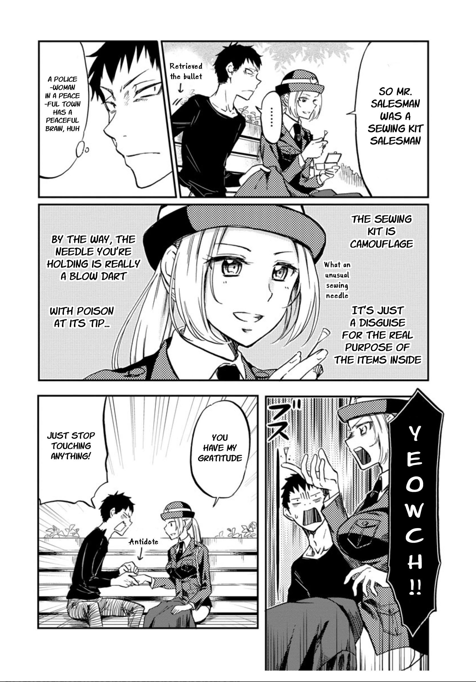 Fukei-san to Ansatsu-san action. 1 第9页