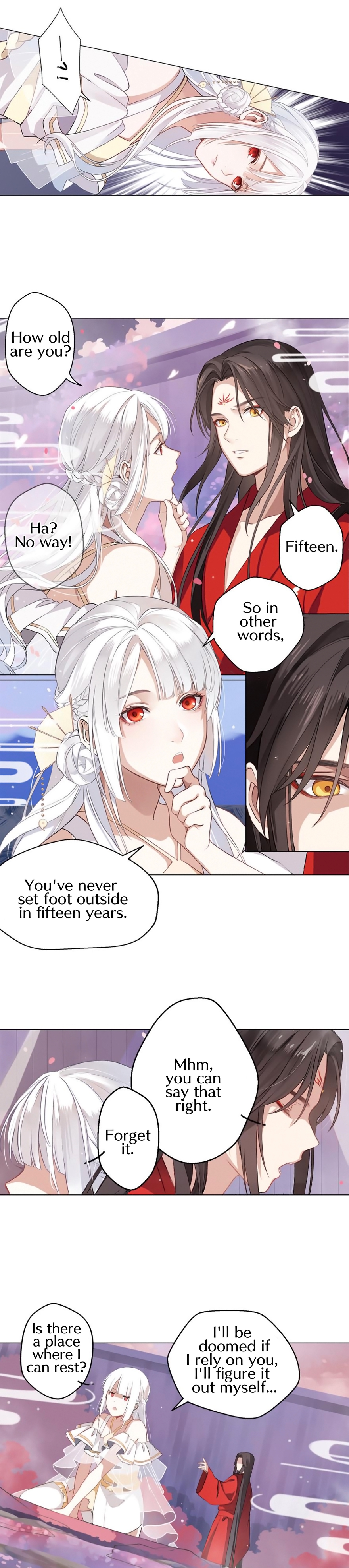 Touch the Empyrean White-haired girl 第8页