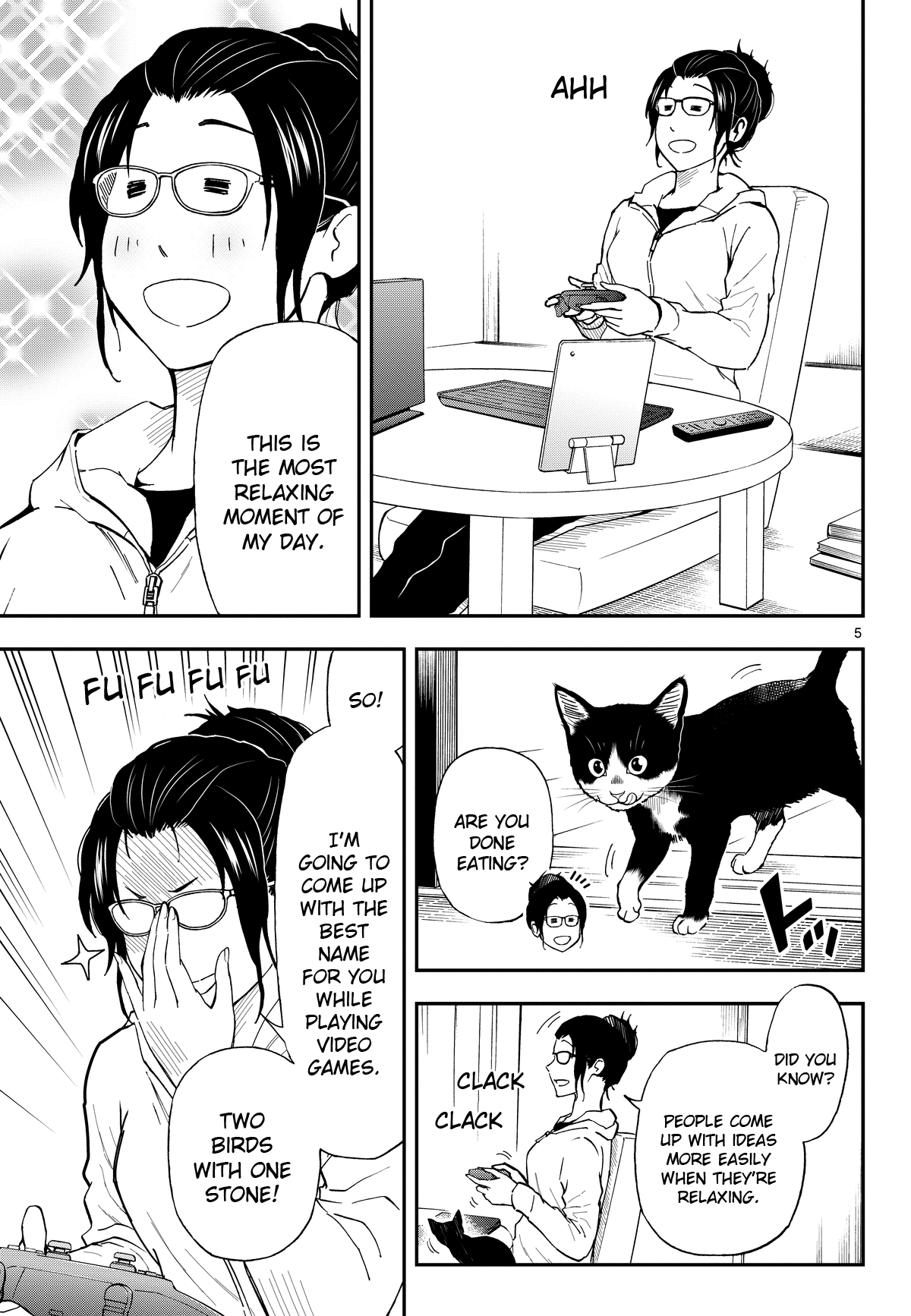 Neko Gurashi no Gamer-san Male/female panic 第5页