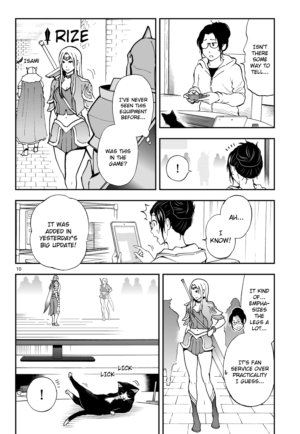 Neko Gurashi no Gamer-san Male/female panic 第10页
