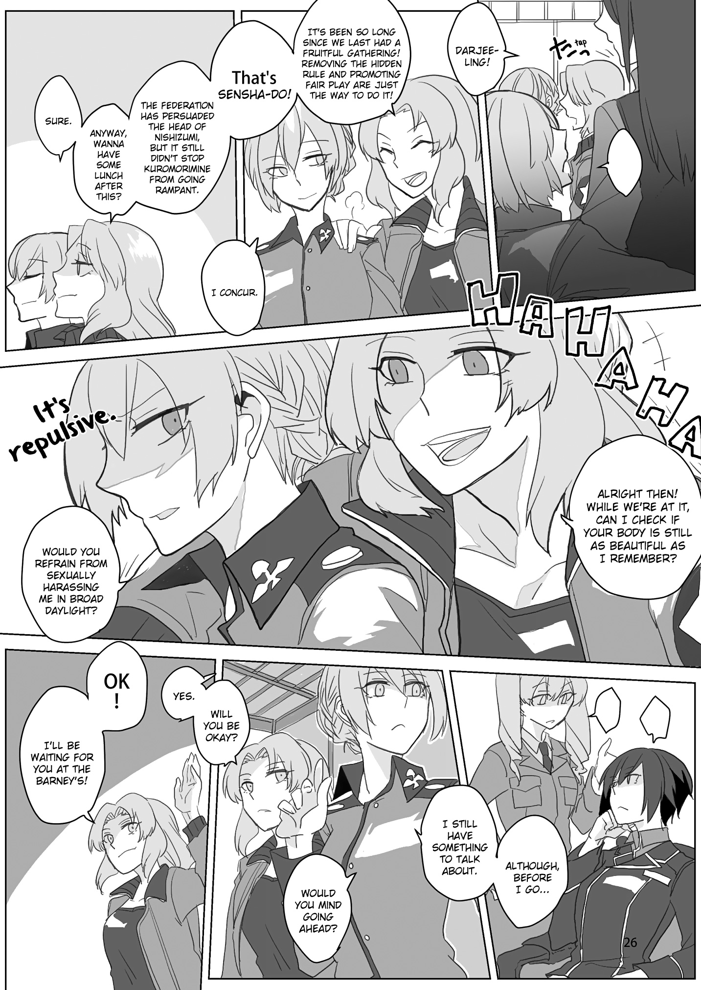 Girls und Panzer - Somewhat Like Darjeeling Rules of Underground Senshado 第18页