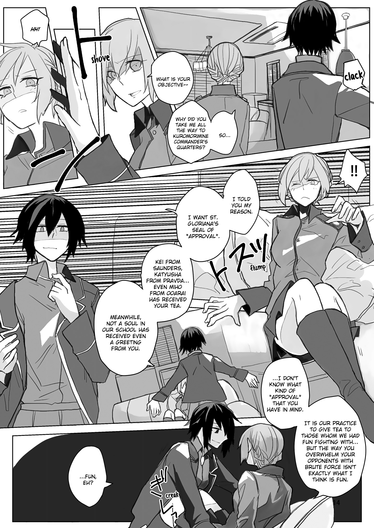 Girls und Panzer - Somewhat Like Darjeeling Rules of Underground Senshado 第6页