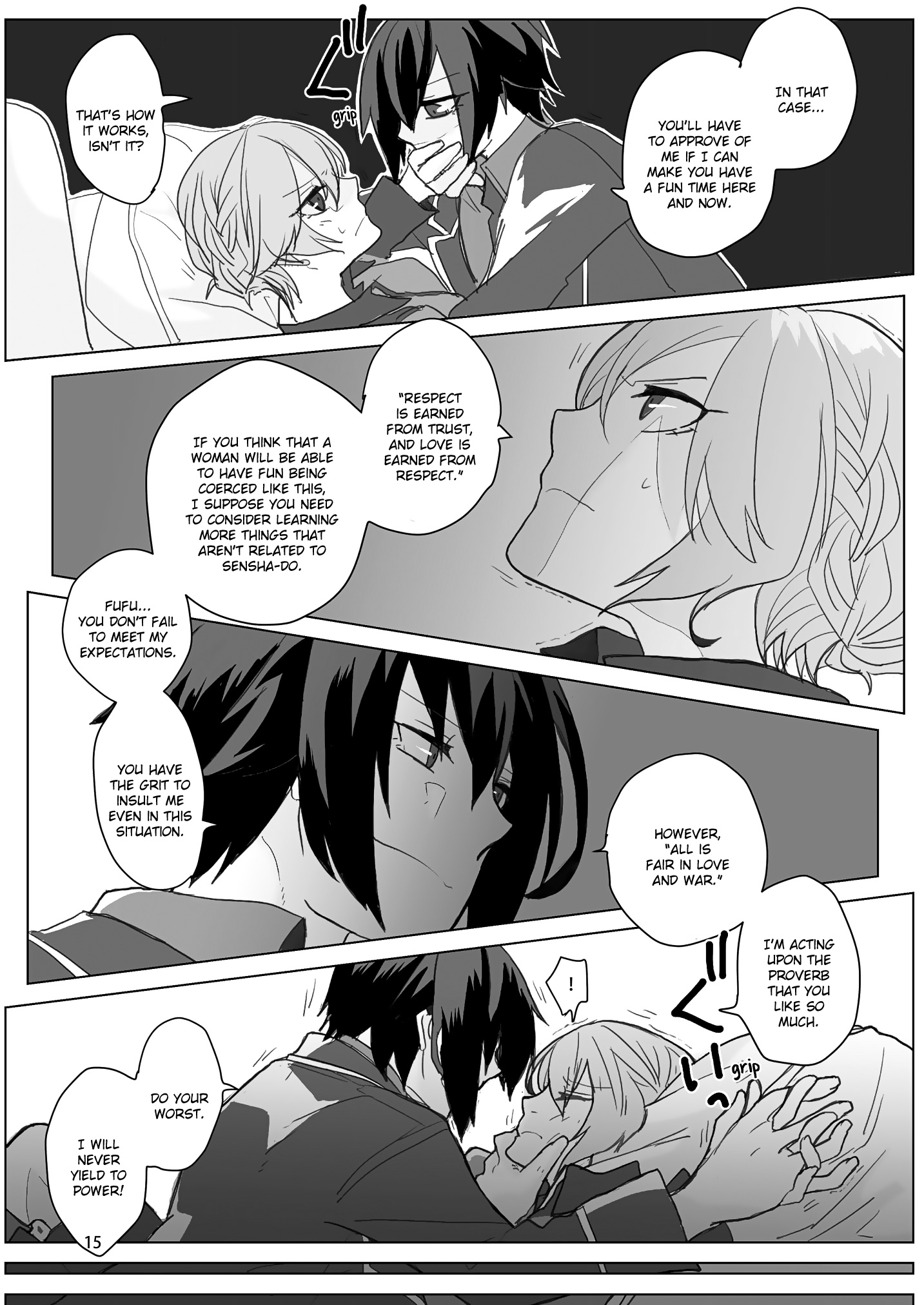 Girls und Panzer - Somewhat Like Darjeeling Rules of Underground Senshado 第7页