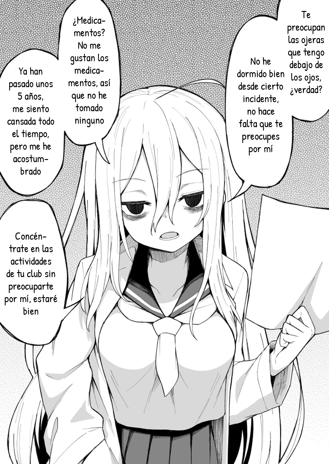 Hanashi ga Susumu Goto ni Me no Kuma ga Kieteiku Onnanoko Ch. 1 第2页