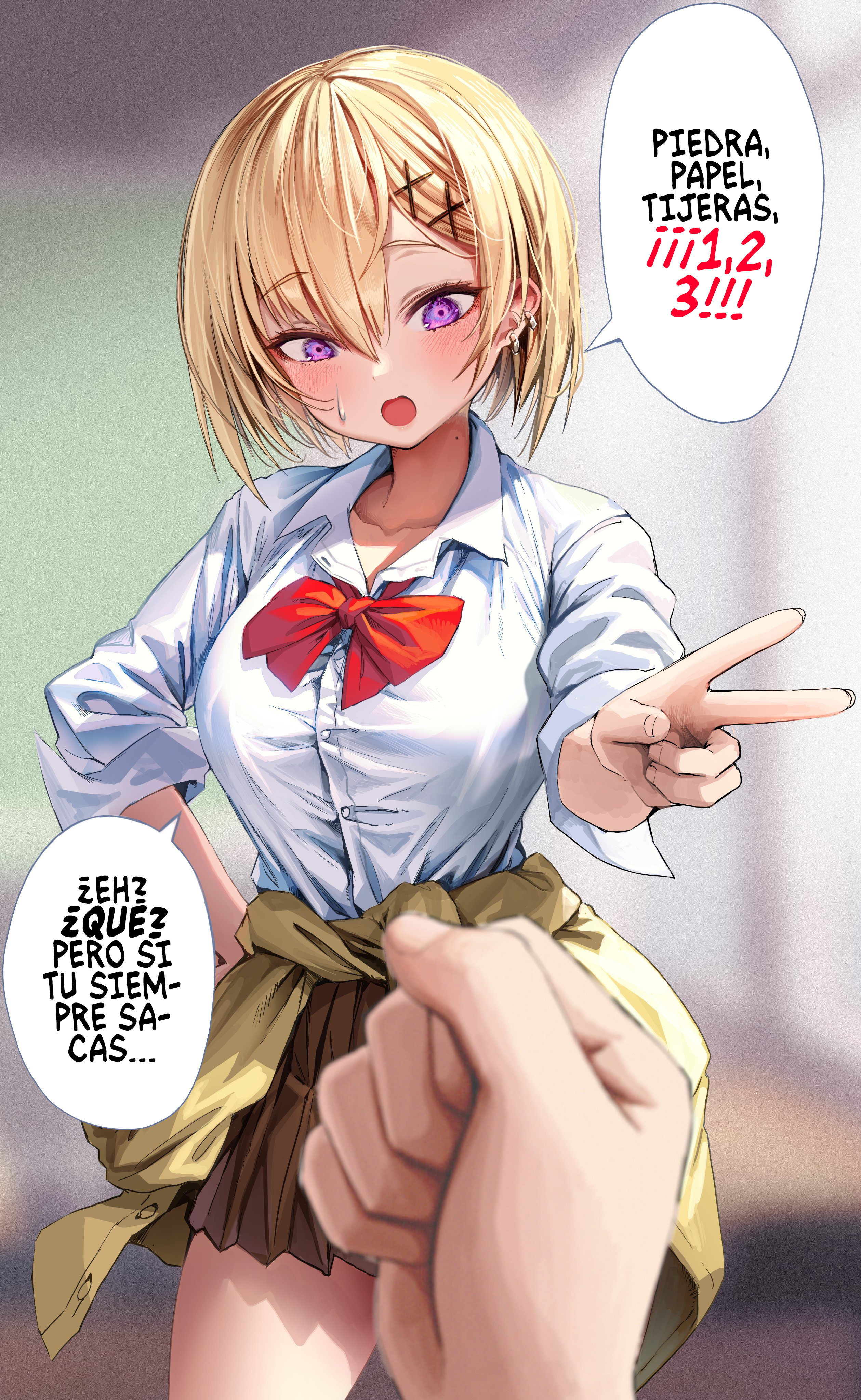 The Rock-Paper-Scissors Girl Tijeras... ¡¡¡1, 2, 3!!! 第1页