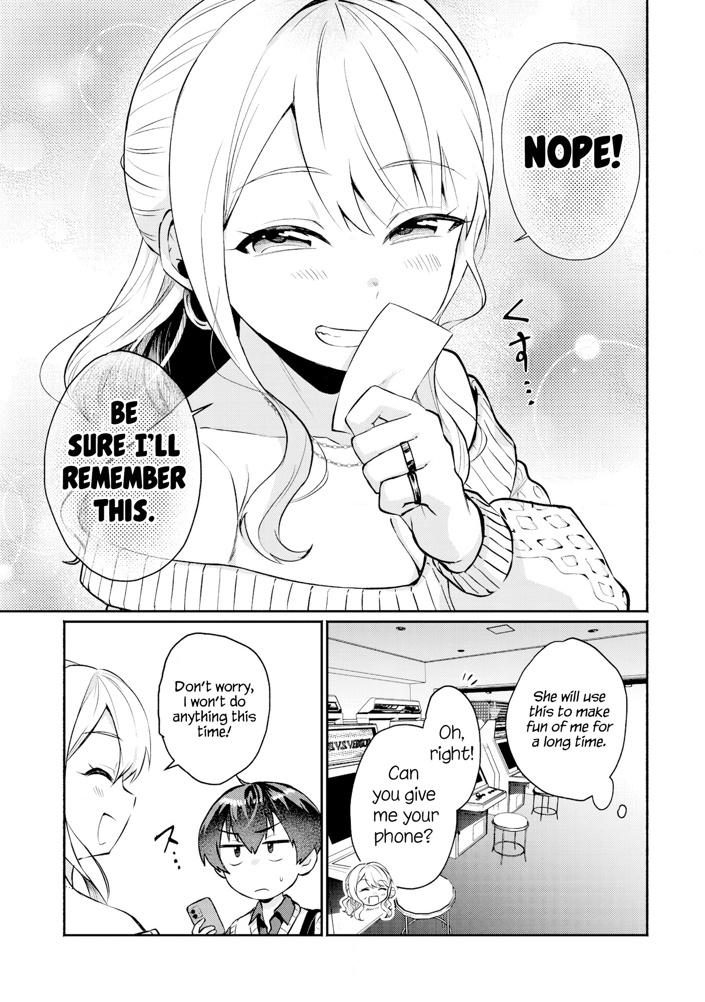 Douyara Ore wa Imadoki Gal na Toshiue Osananajimi kara Gekiomo Kanjou wo Mukerareteiru Rashii I also erased that girl's contact info 第16页