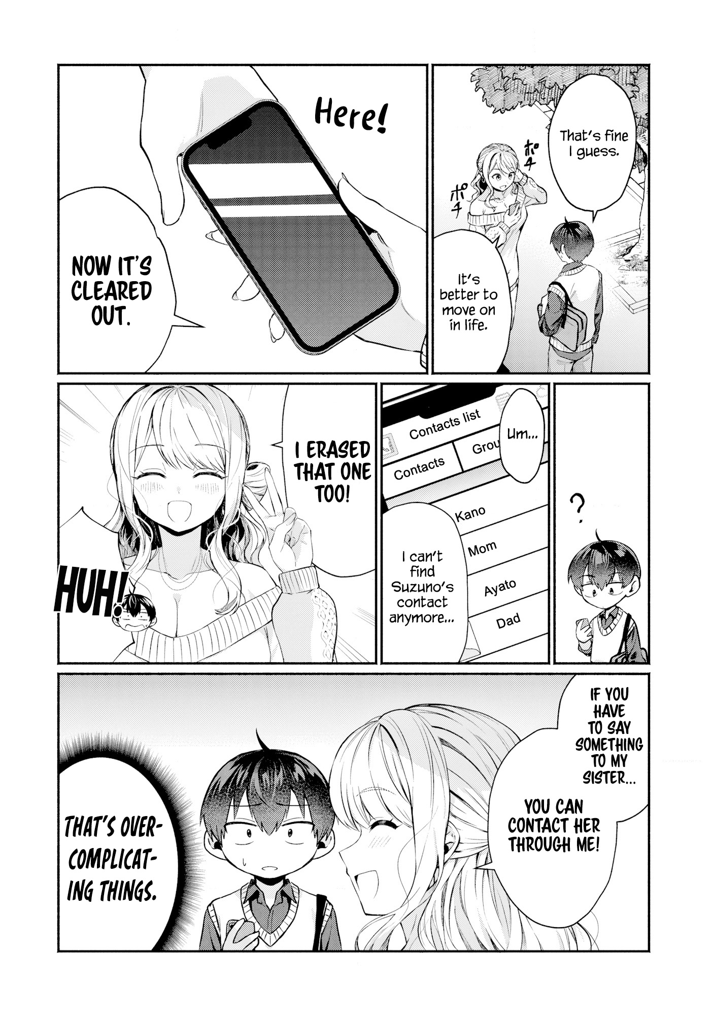 Douyara Ore wa Imadoki Gal na Toshiue Osananajimi kara Gekiomo Kanjou wo Mukerareteiru Rashii I also erased that girl's contact info 第5页