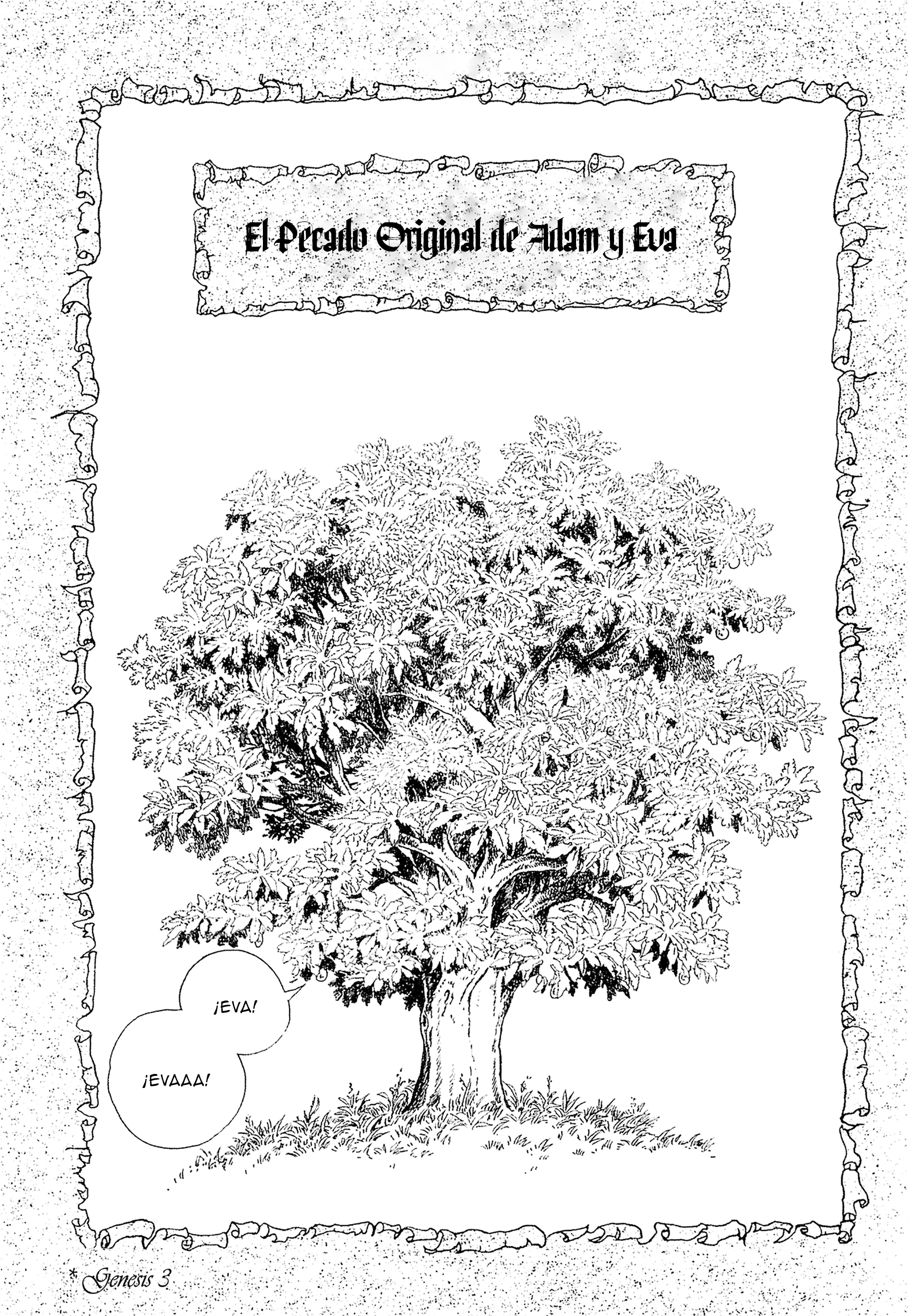 Manga Old Testament El Pecado Original de Adam y Eva. 第1页