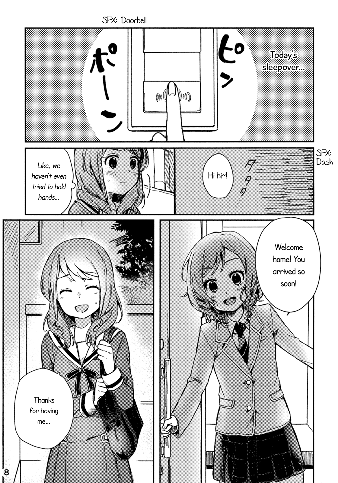 BanG Dream! - First-Time Sleepover. (doujinshi) 第8页