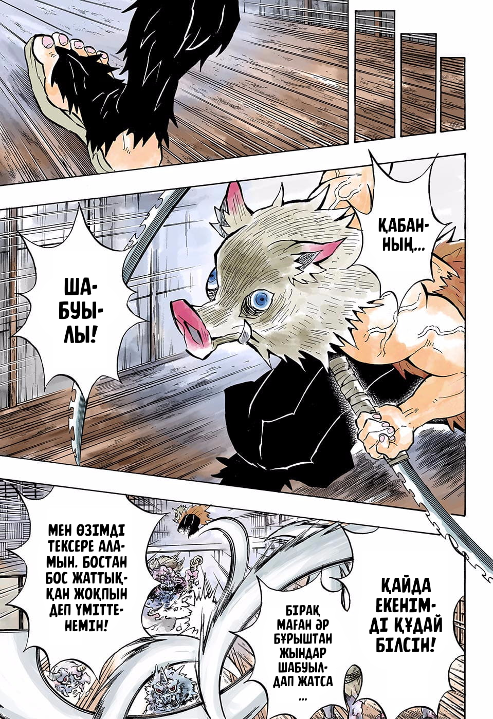 Demon Slayer: Kimetsu no Yaiba (Official Colored) Шешуші шайқастың басы 第17页