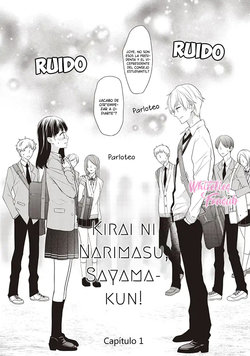 I Will Hate You,  Sayama-kun! Vol. 1 Ch. 1 第5页