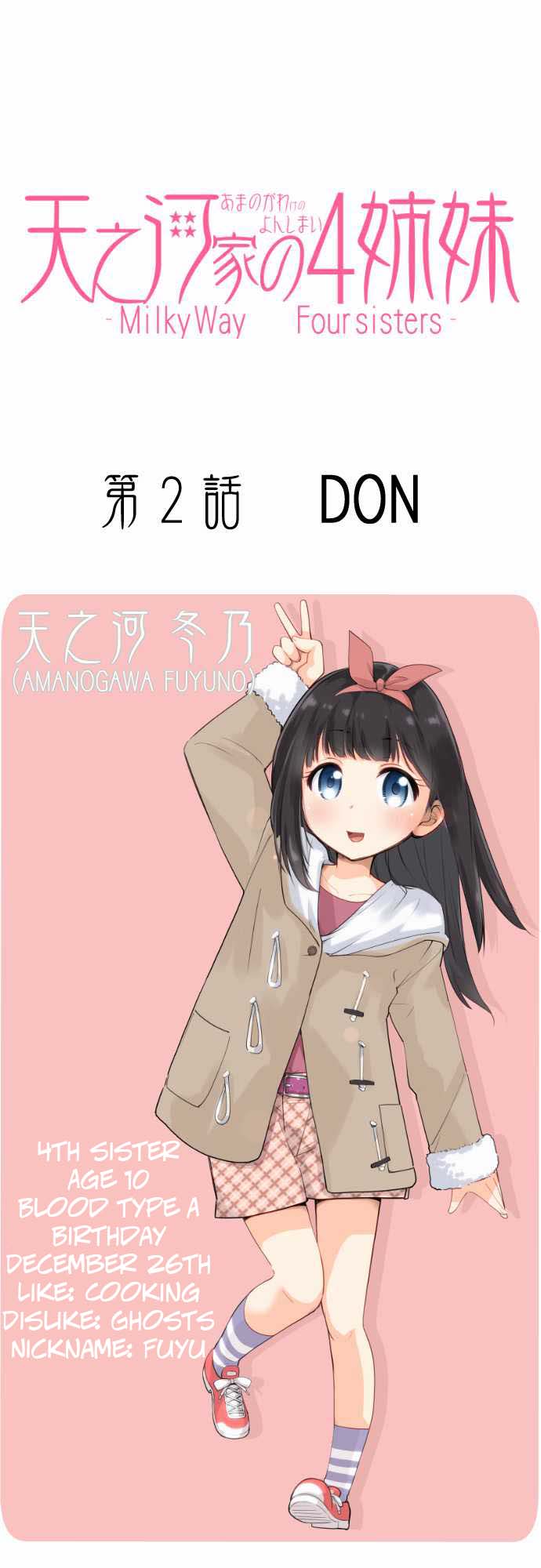 Amanogawa Ke no Yon Shimai DON 第1页