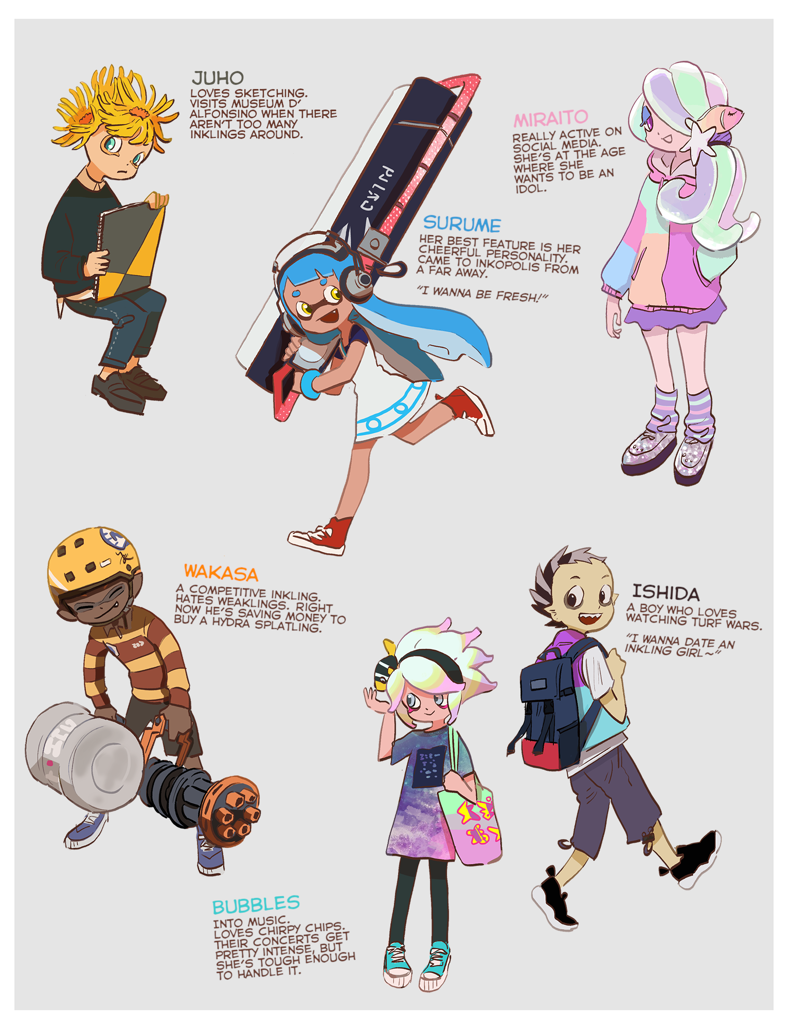 Sorobochi's Splatoon Extras Ishida Wants a Girlfriend 第1页