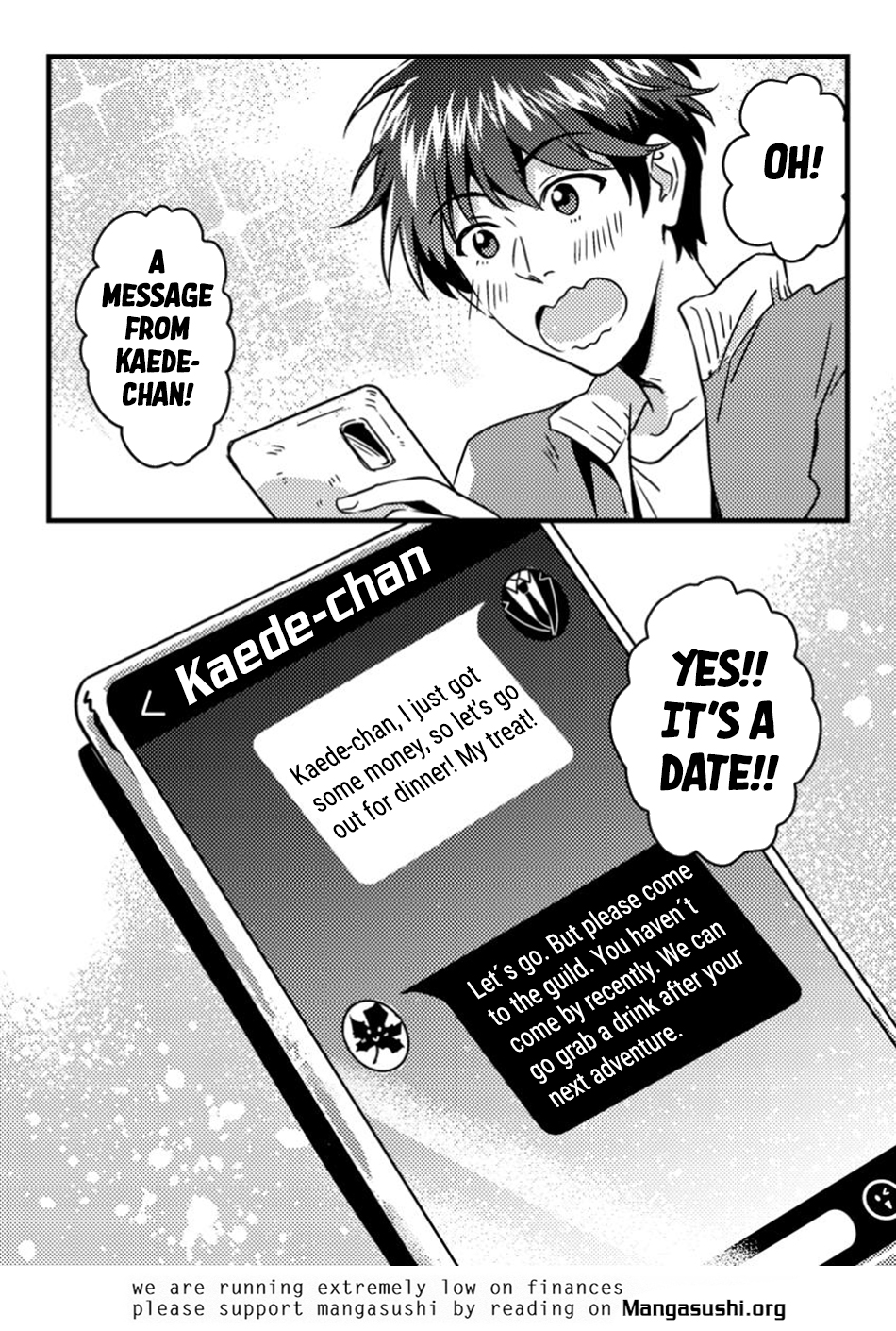 Jigoku no Sata mo Ougon Shidai - Kaisha wo Kubi ni natta Kedo, Renkinjutsu Toka Iu Cheat Skill wo te ni Ireta no de Jinsei Ippatsu Gyakuten wo Mezashimasu Vol. 1 Ch. 2 第33页