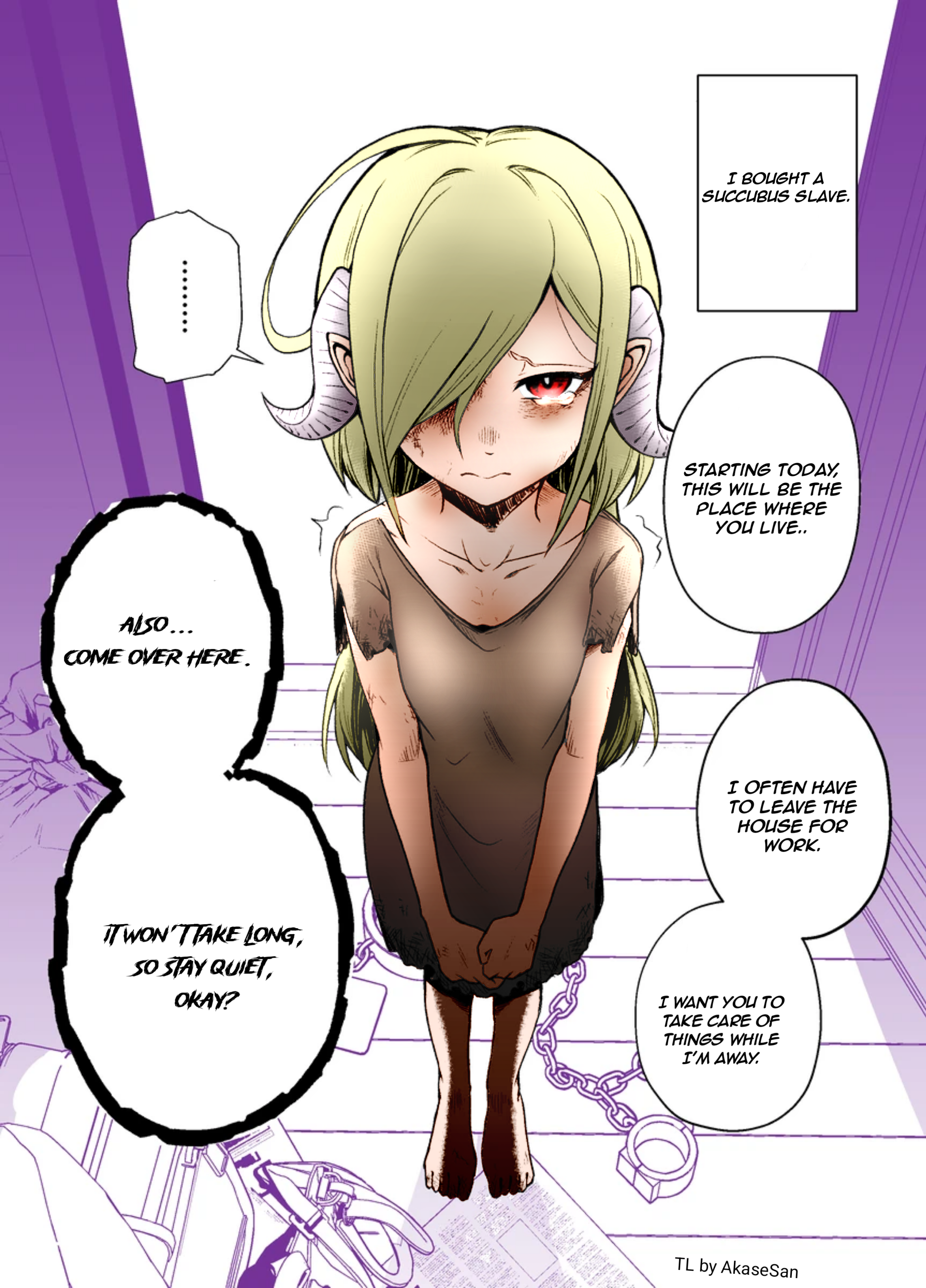Everyday Life with a Succubus Slave (Fan Colored) 第1页