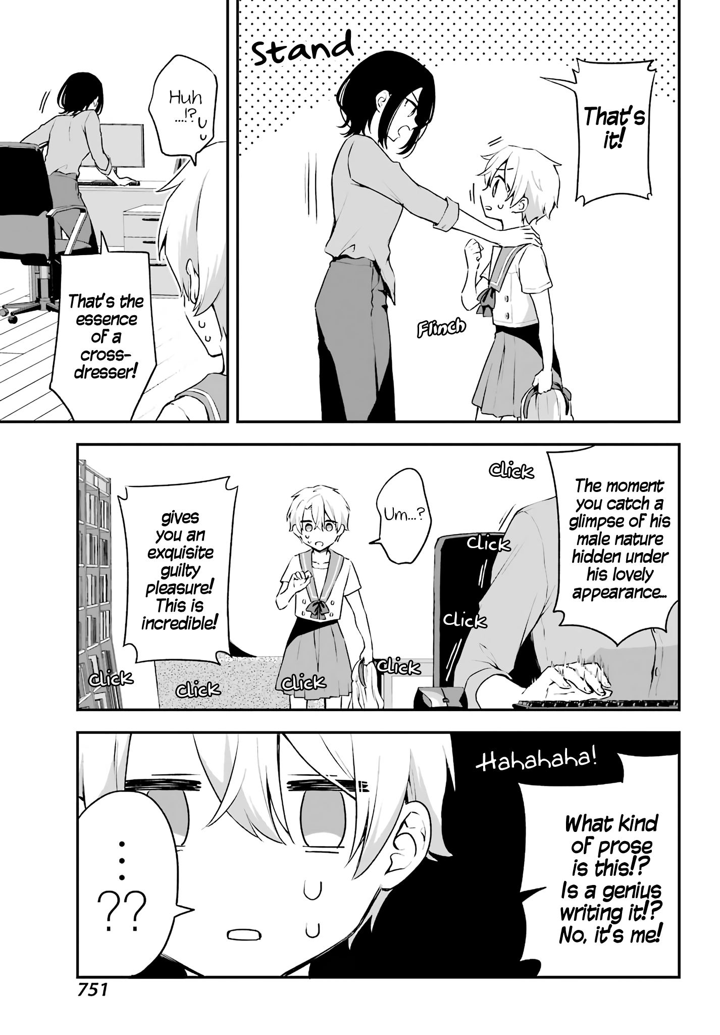 Novels, a Boy, and a Sailor Uniform Oneshot 第35页