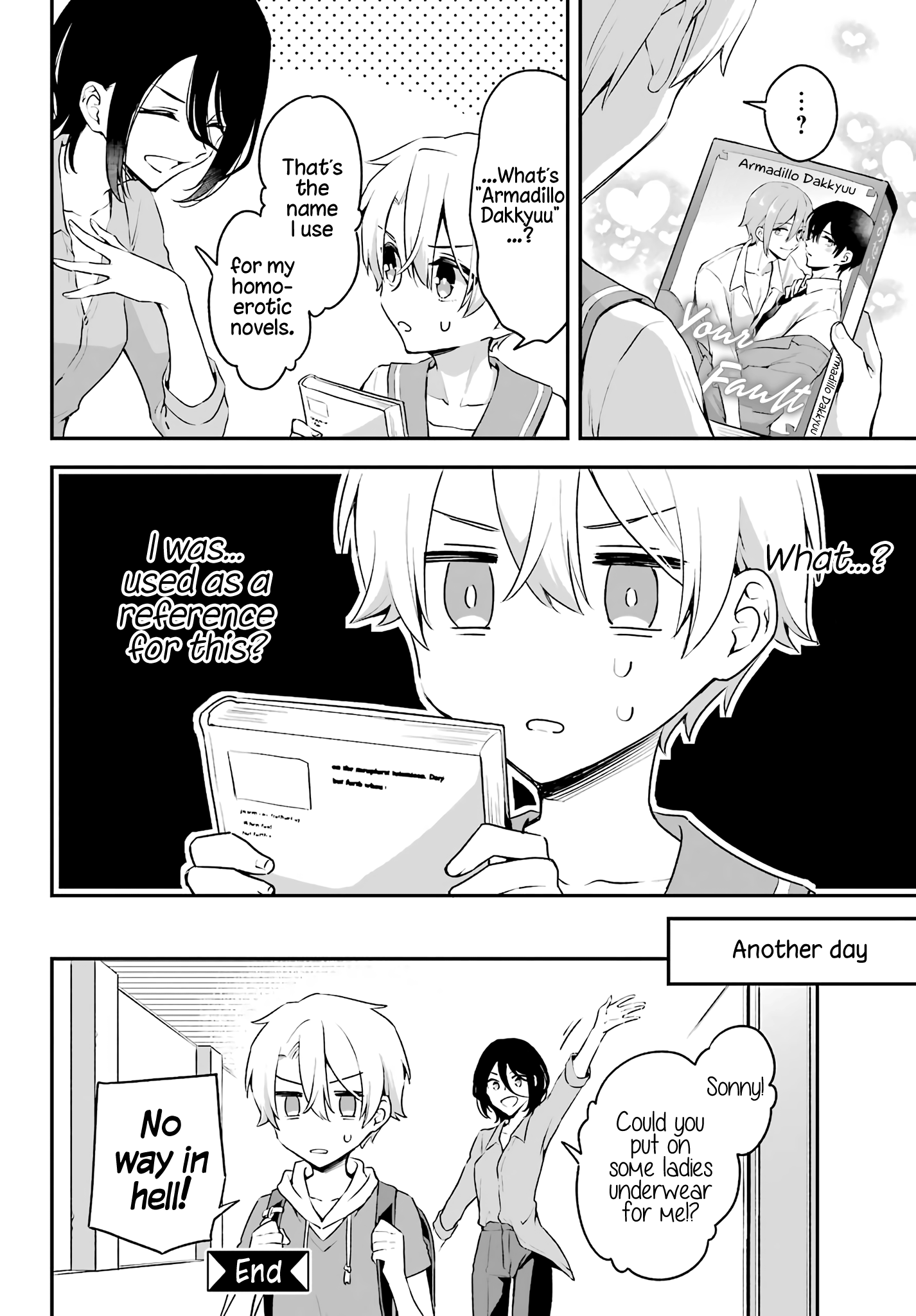 Novels, a Boy, and a Sailor Uniform Oneshot 第38页