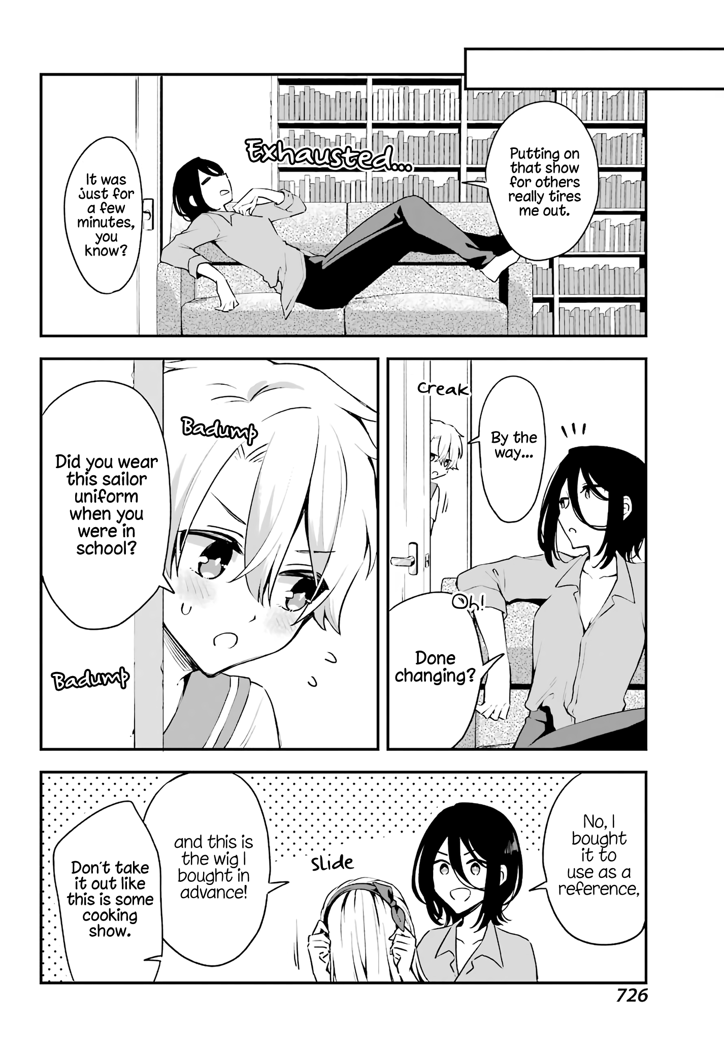 Novels, a Boy, and a Sailor Uniform Oneshot 第10页