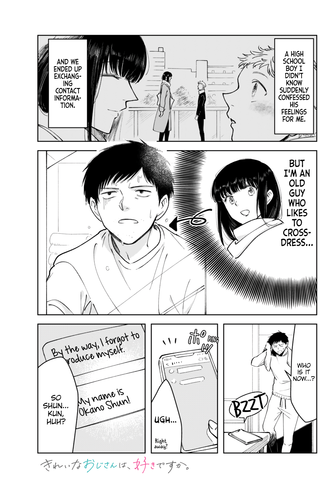 Kirei na Ojisan wa, Suki desuka. Ch. 2 第1页