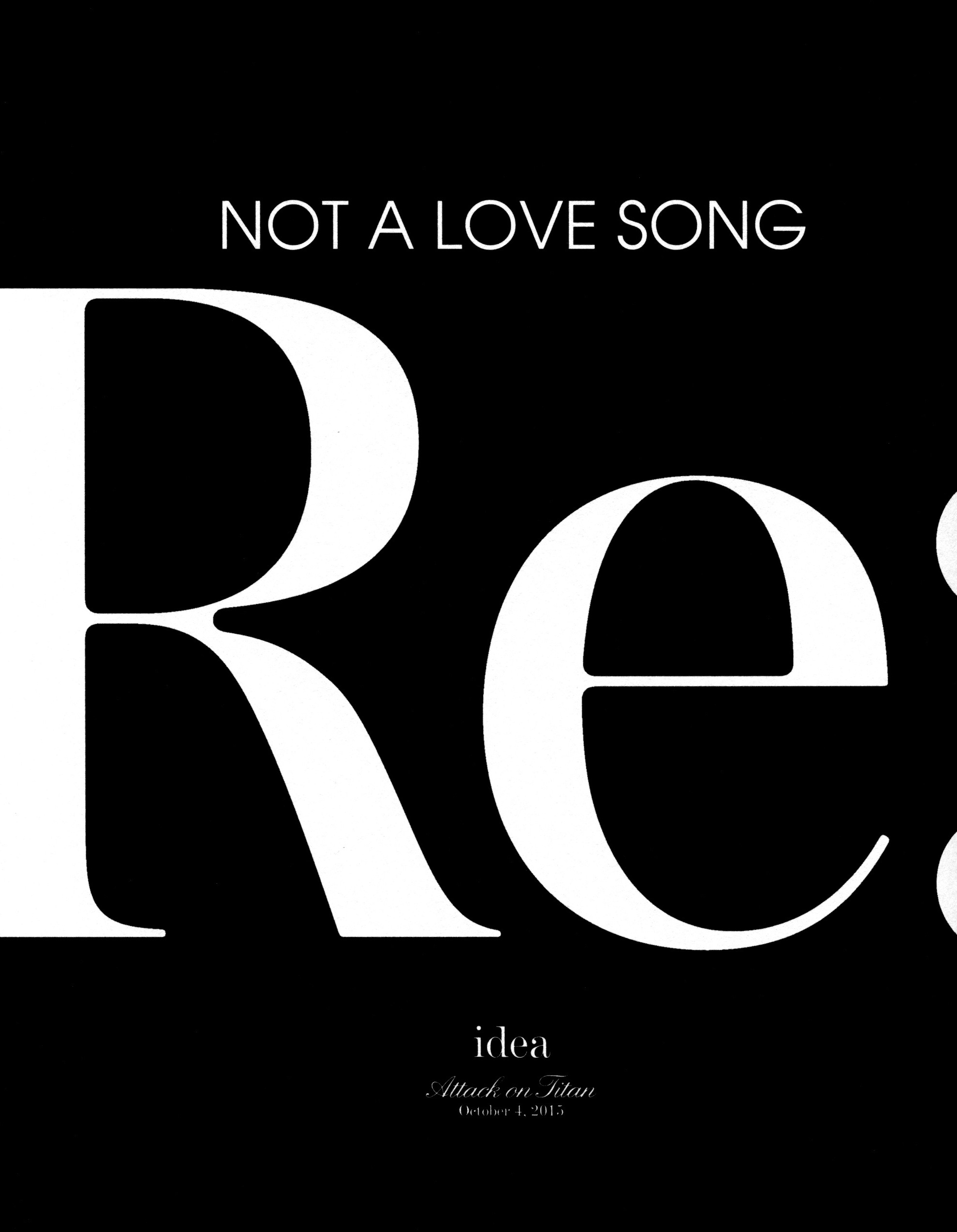 Attack on Titan - Not a Love Song (Doujinshi) Not a Love Song RE: 第4页